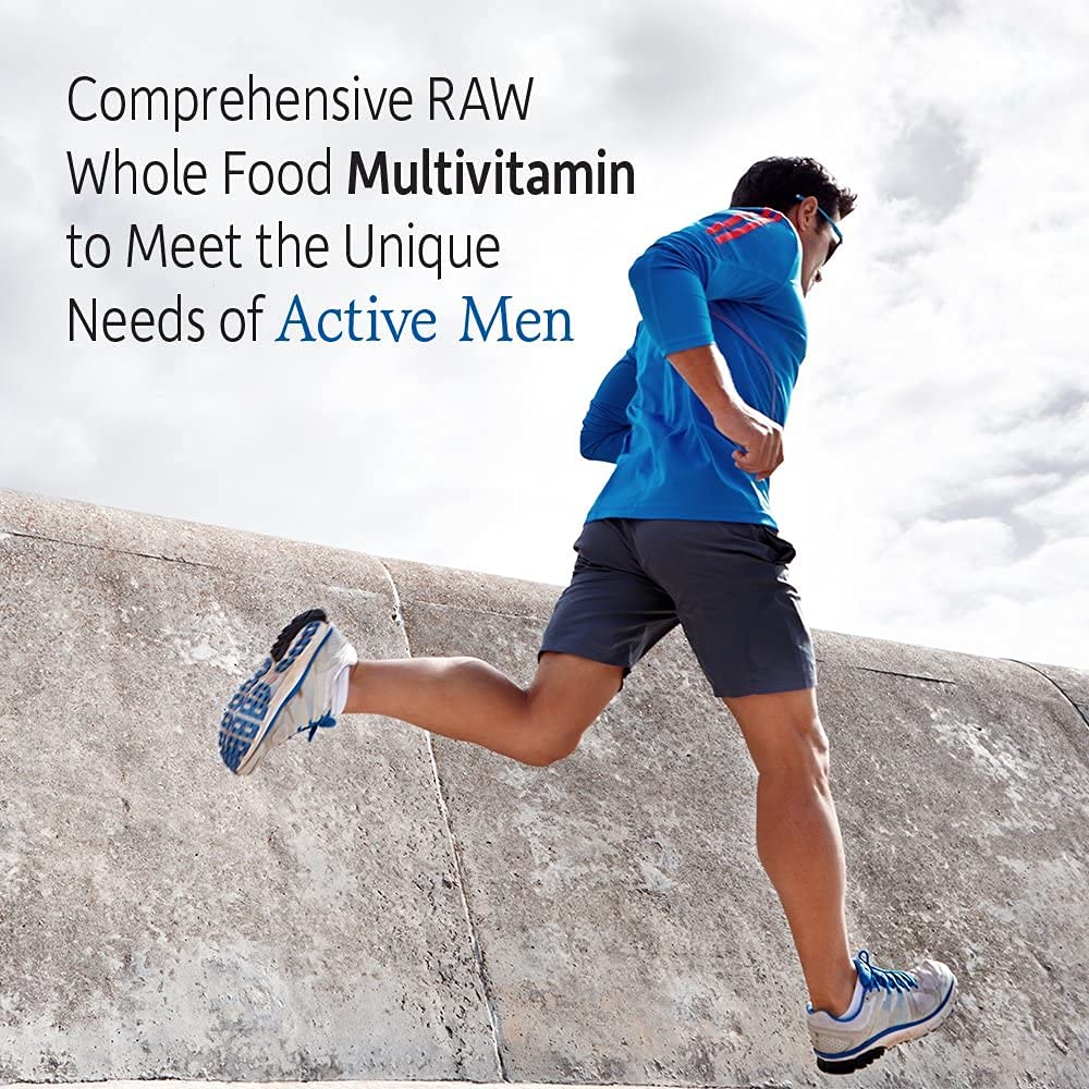 Garden of Life Vitamin Code Whole Food Multivitamin for Men, Fruit & Veggie Blend and Probiotics, Capsules, 120 Count