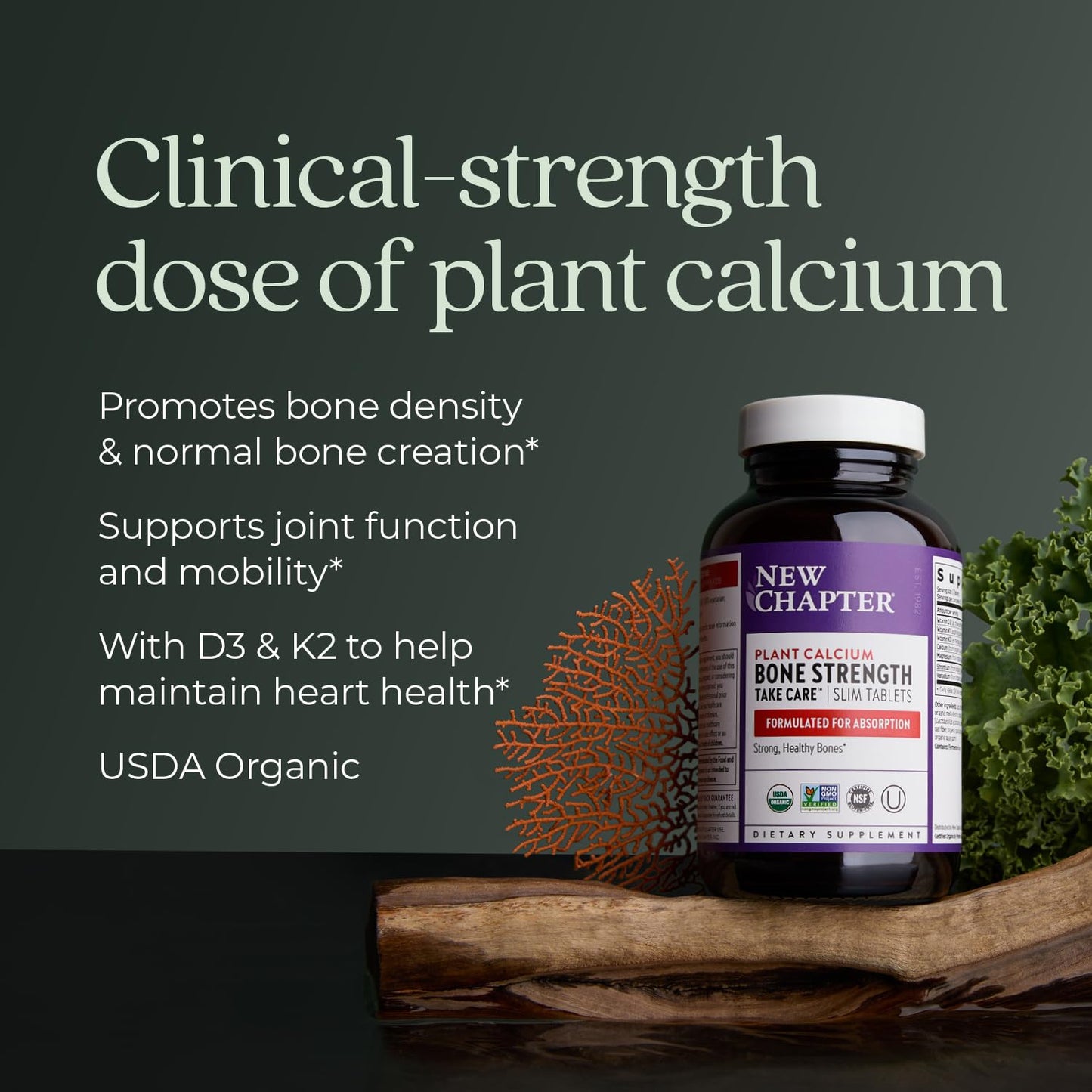 New Chapter Calcium Supplement Tablet 270 Count