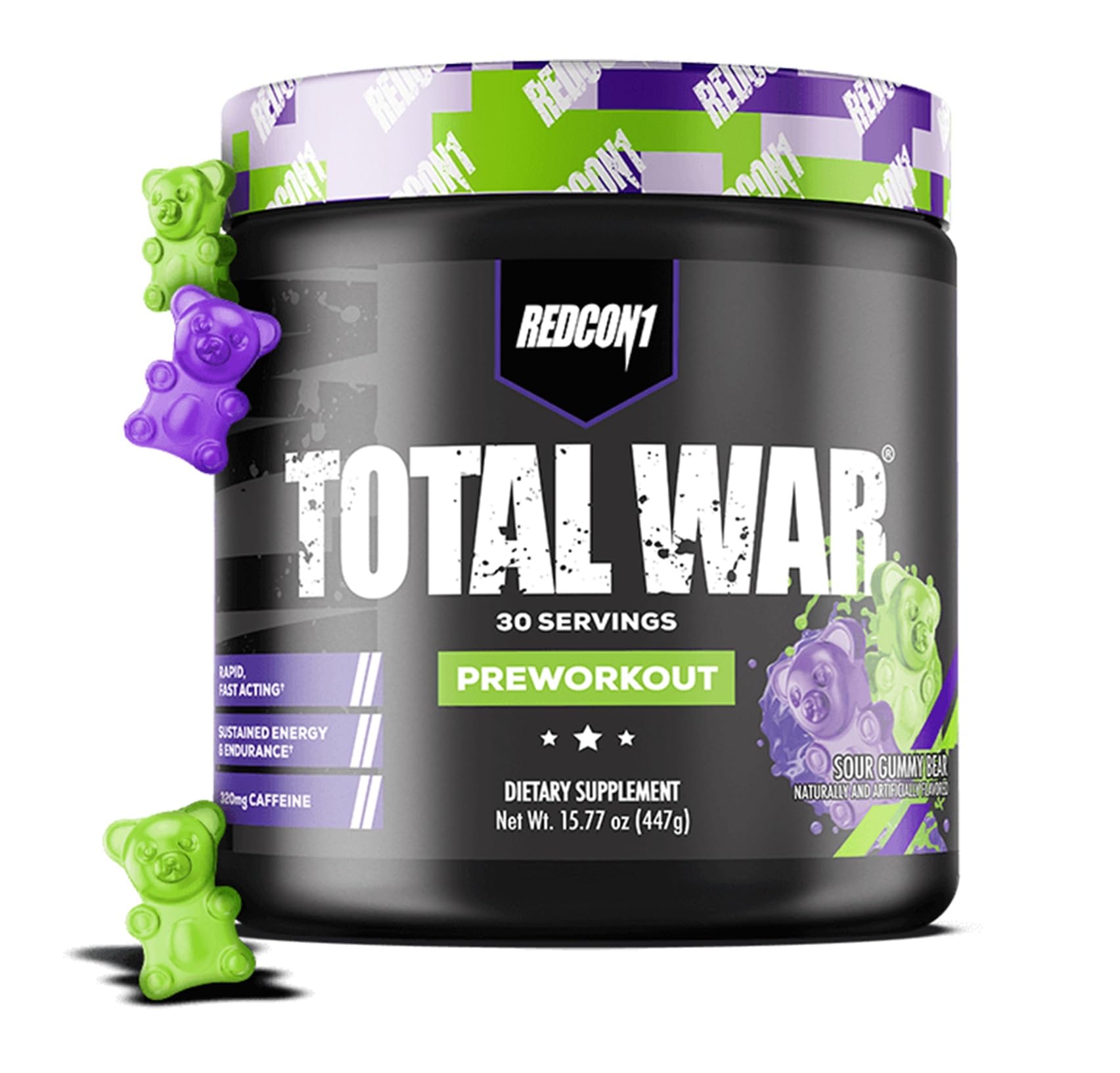 REDCON1 Total War Pre Workout Powder 15.66 Ounce
