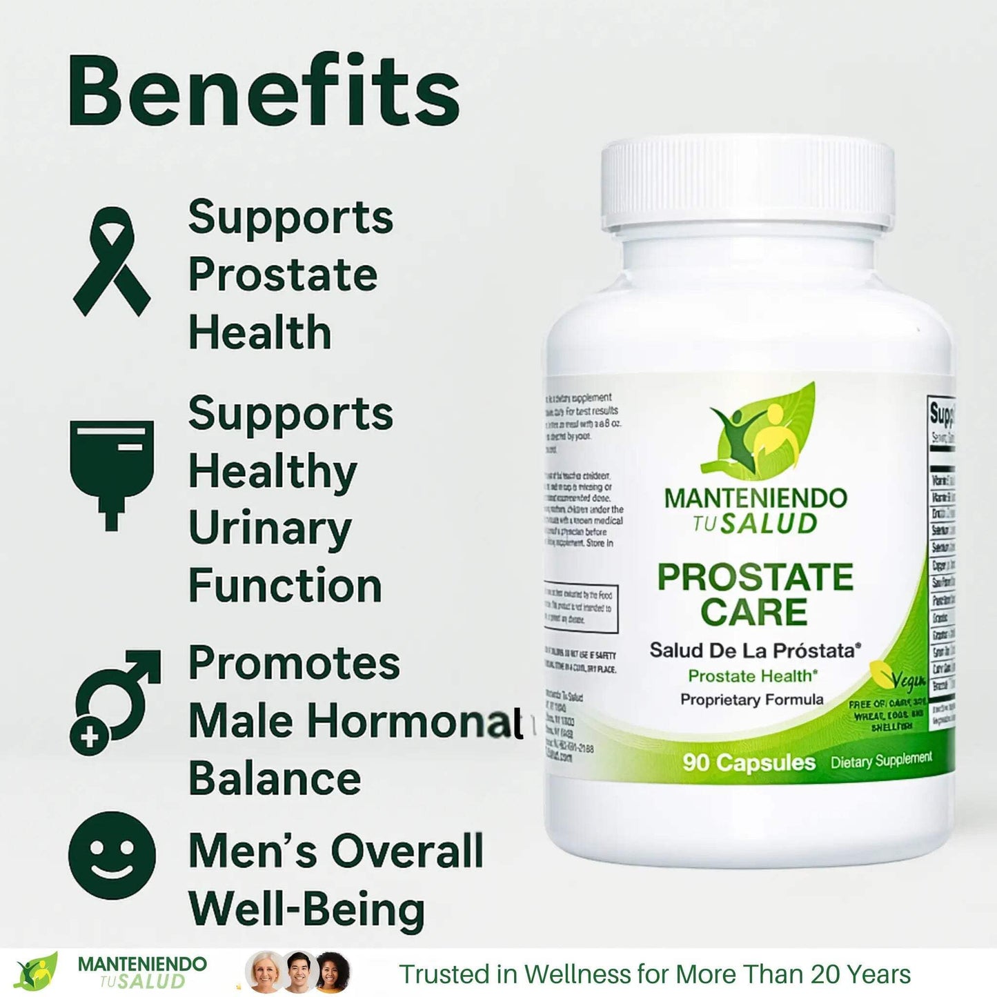 Manteniendo Tu Salud Prostate Care Saw Palmetto Extract 60 Capsules