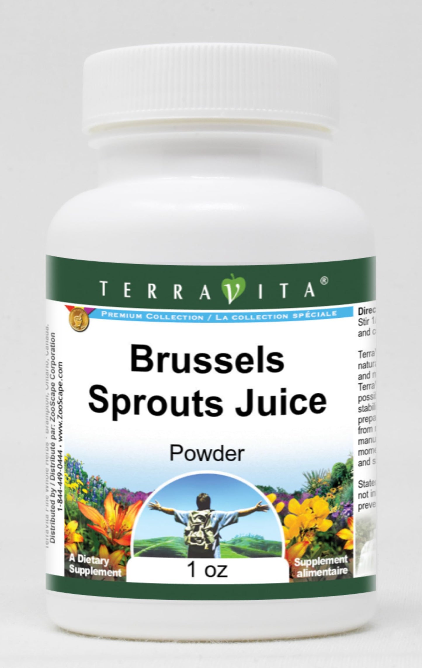 Terravita Brussels Sprouts Juice Powder, 1 oz