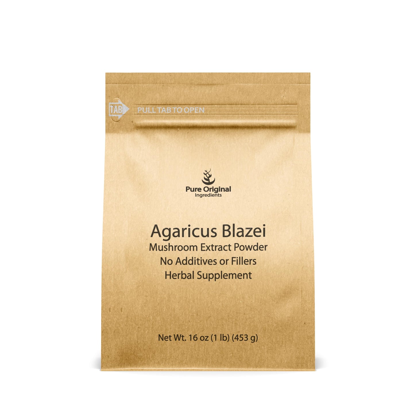 PURE ORIGINAL INGREDIENTS Agaricus Blazei Mushroom Powder 16 Ounce