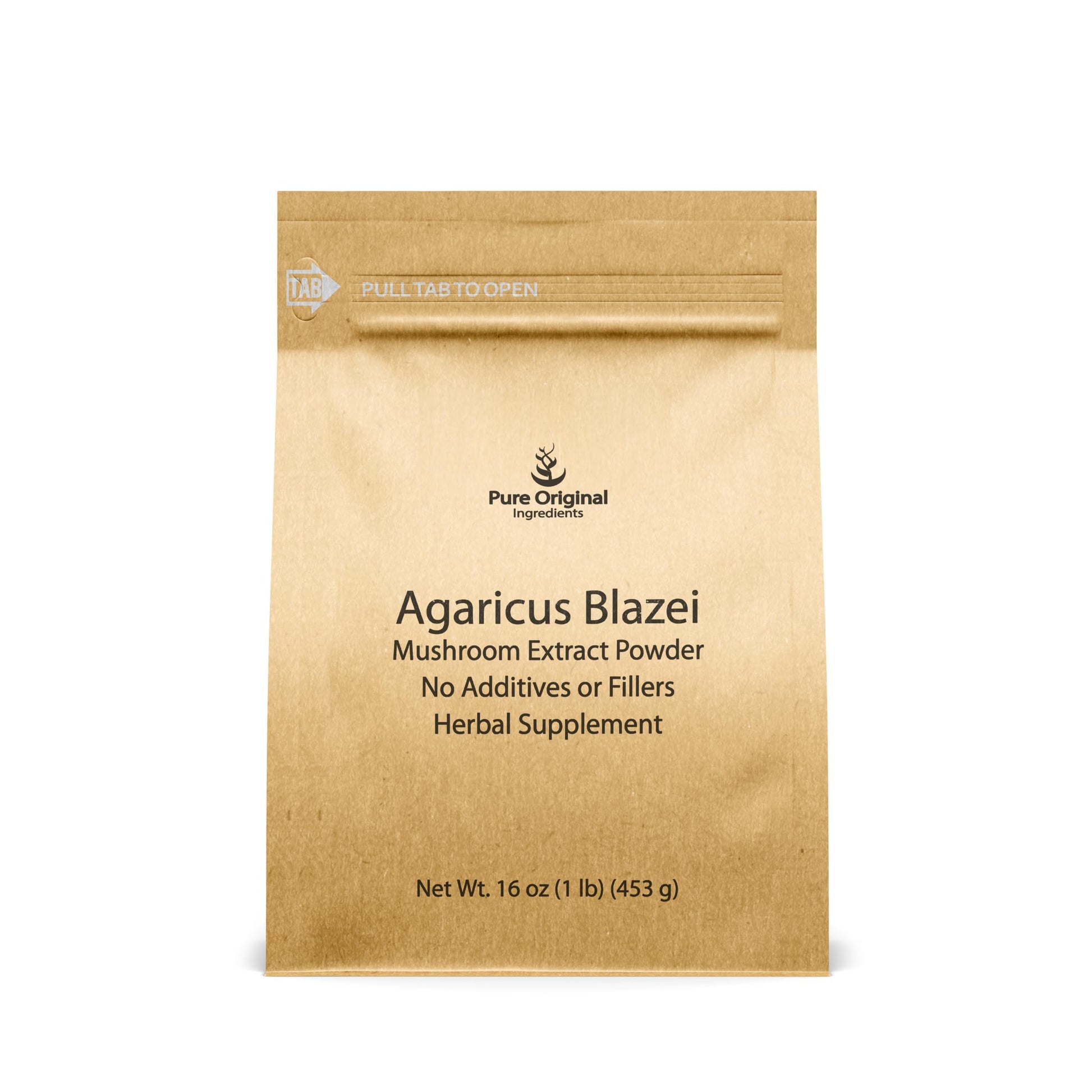 PURE ORIGINAL INGREDIENTS Agaricus Blazei Mushroom Powder 16 Ounce