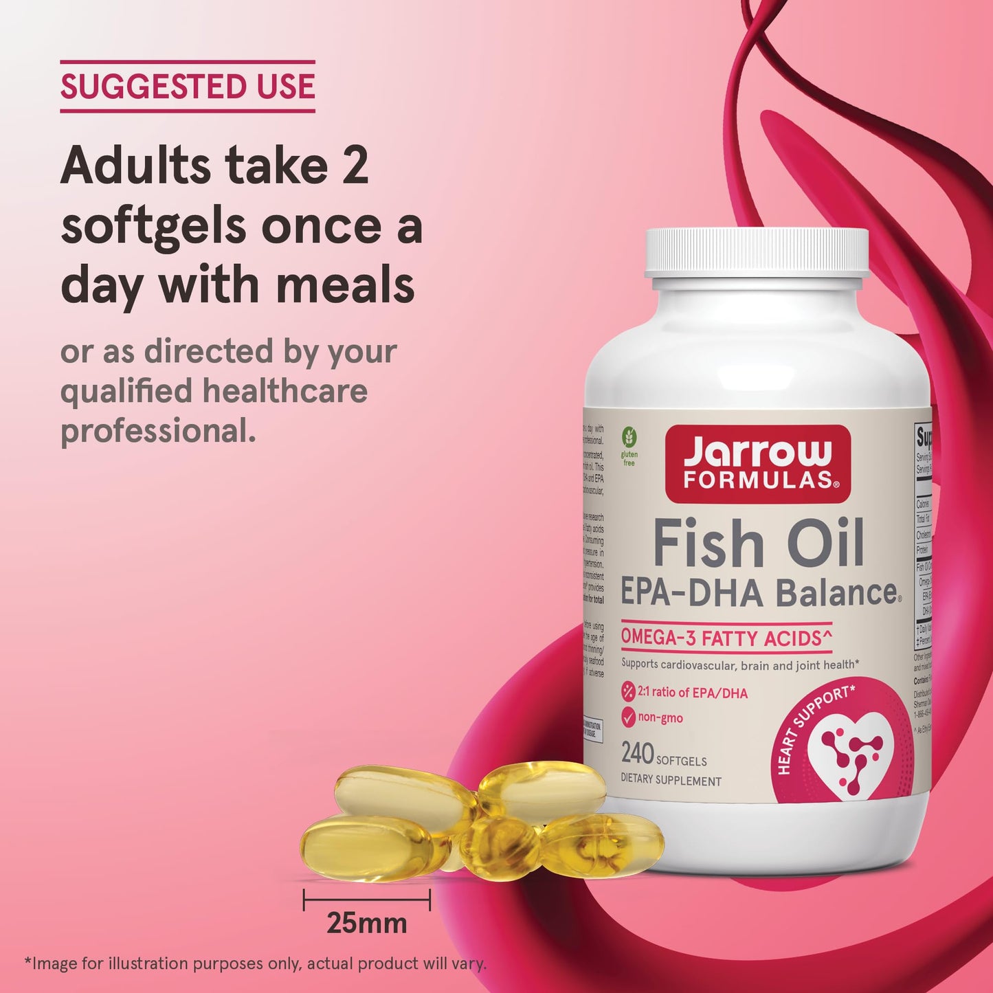 Jarrow Formulas EPA-DHA Balance Softgels, 240 Count