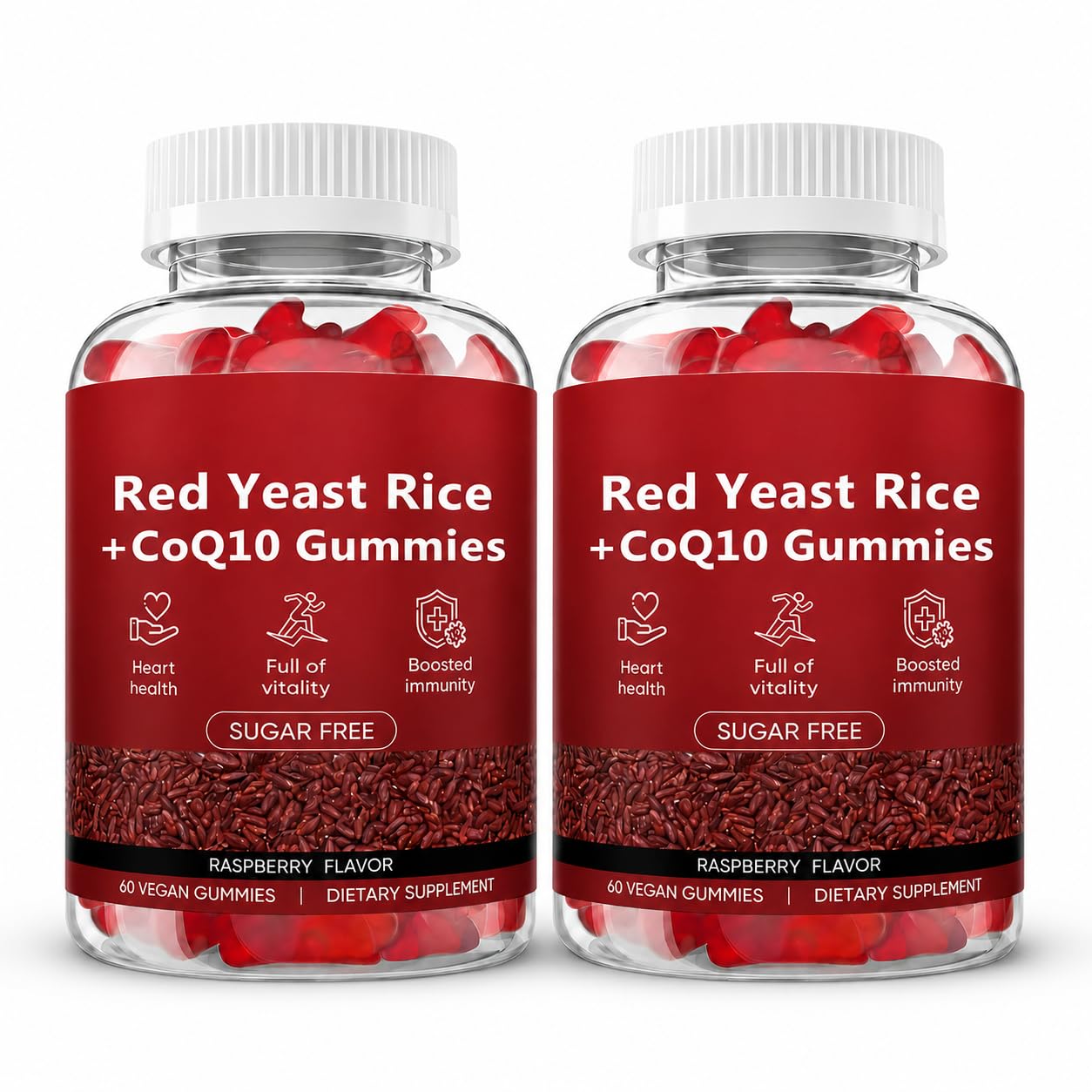 Peehss Red Yeast Rice with CoQ10 Gummies 120 Gummies