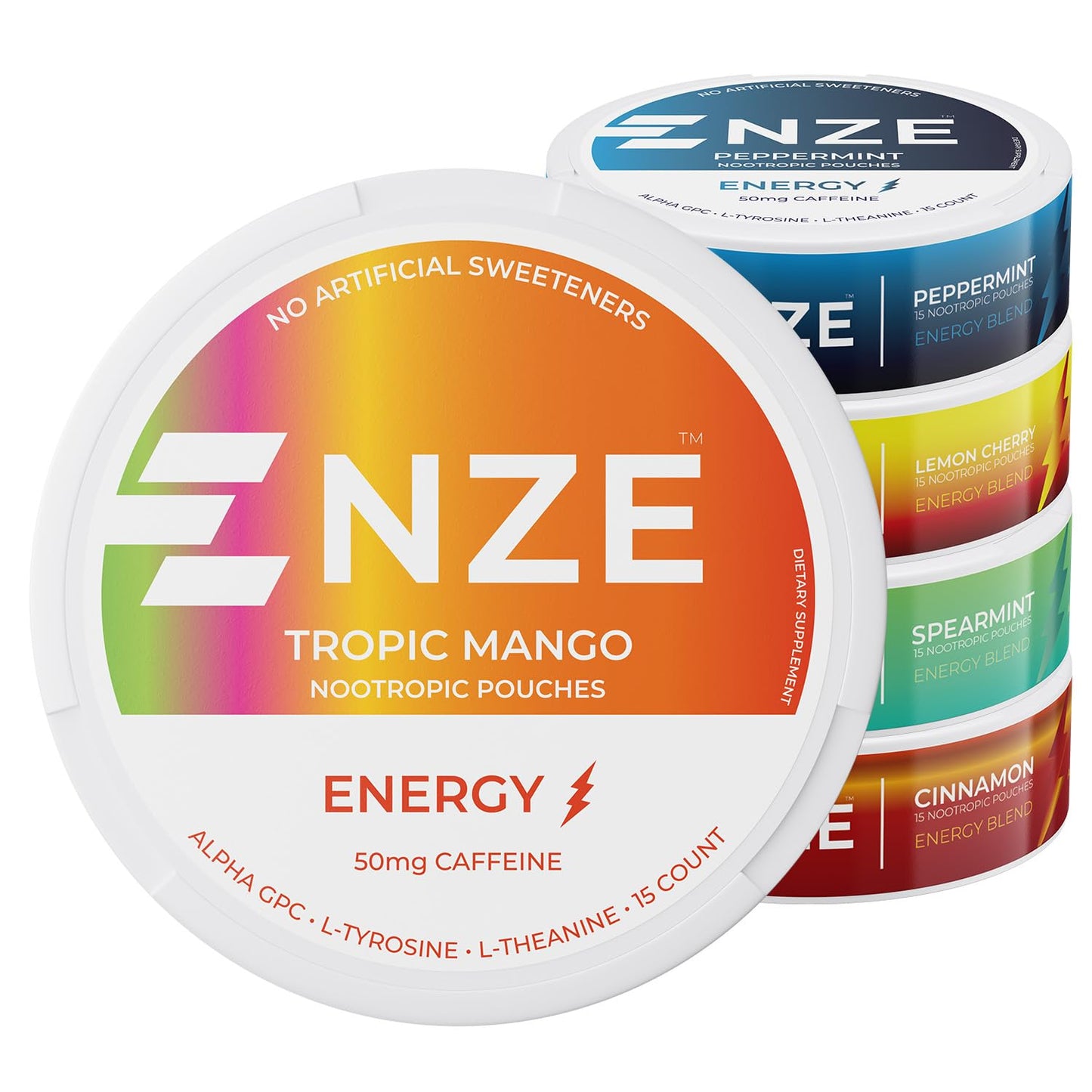 NZE Caffeine Nootropic Caplets, 5 Caplets