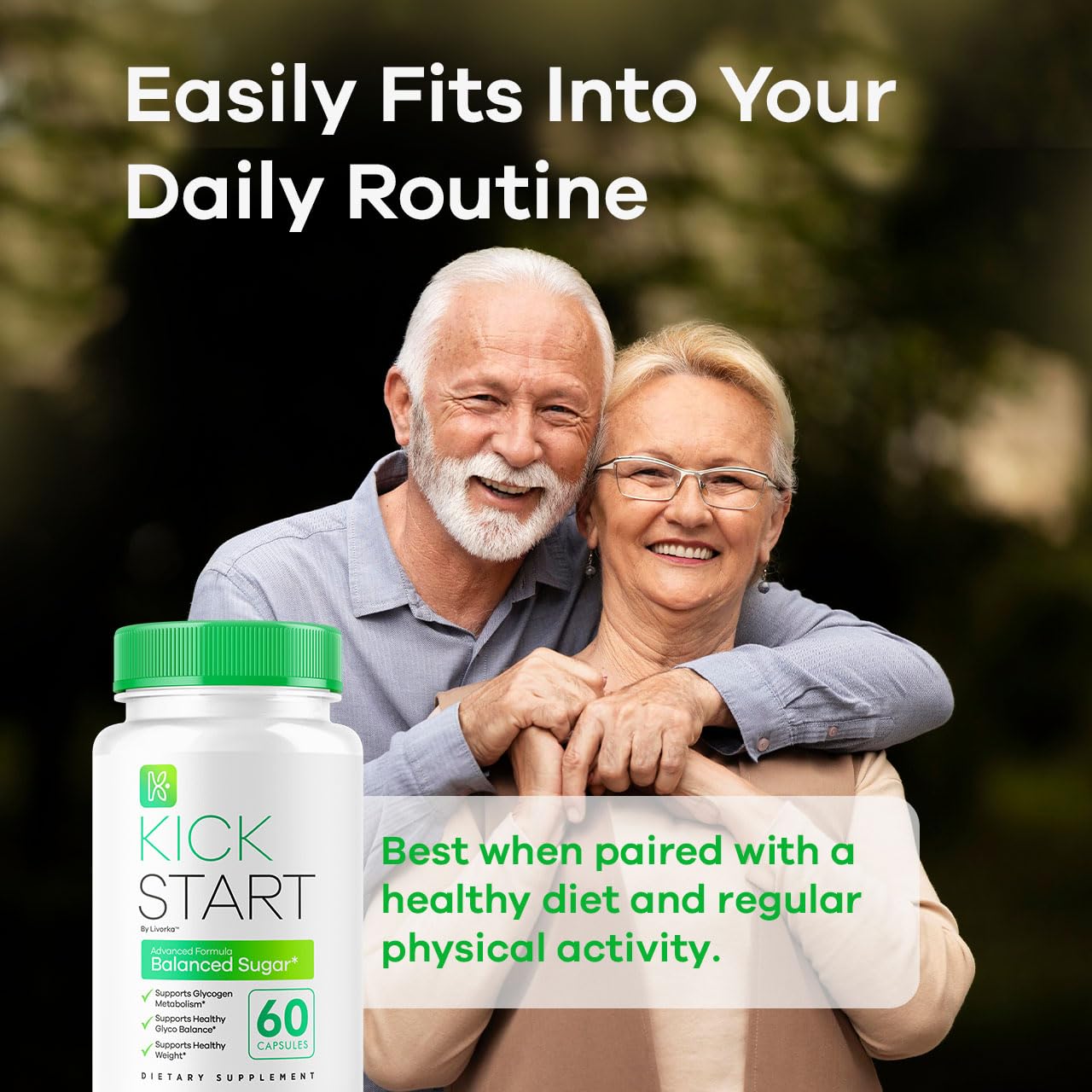 LIVORKA Kick Start Glyco Optimizer Capsules 30 Count