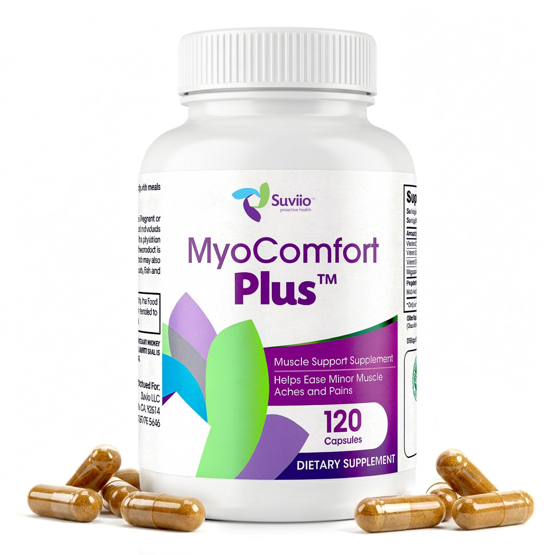 SUVIIO PROACTIVE HEALTH Magnesium Glycinate 300mg High Absorption Complex, MyoComfort Plus Capsules, 120