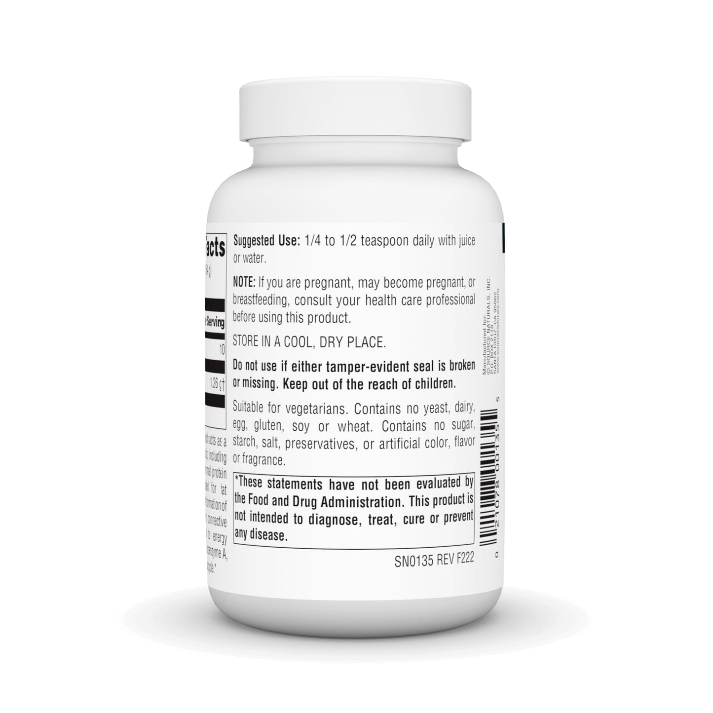 Source Naturals L-Lysine Free Form Powder, 100 Grams