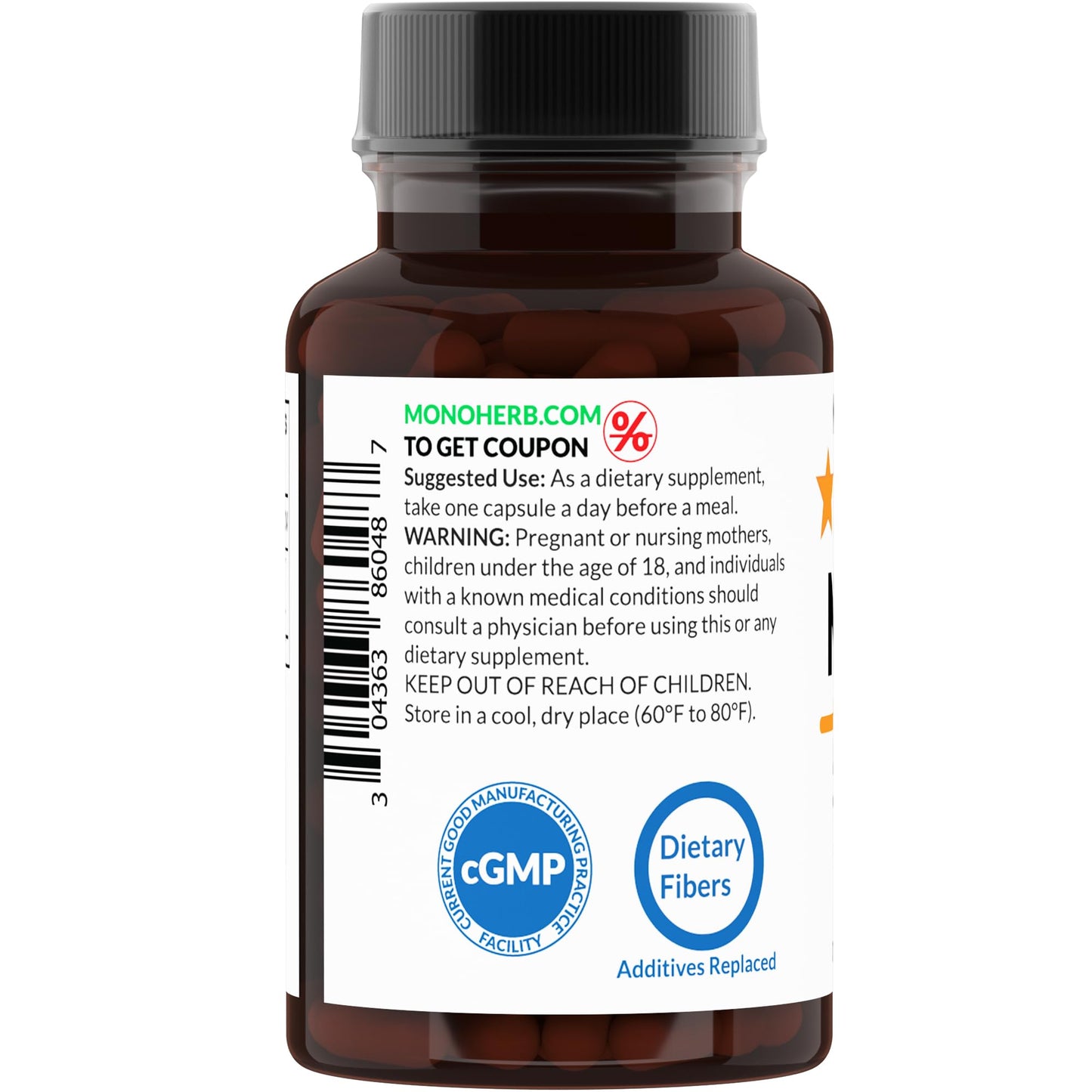 MONOHERB NADH 5 mg Capsule, Powder 90 Count