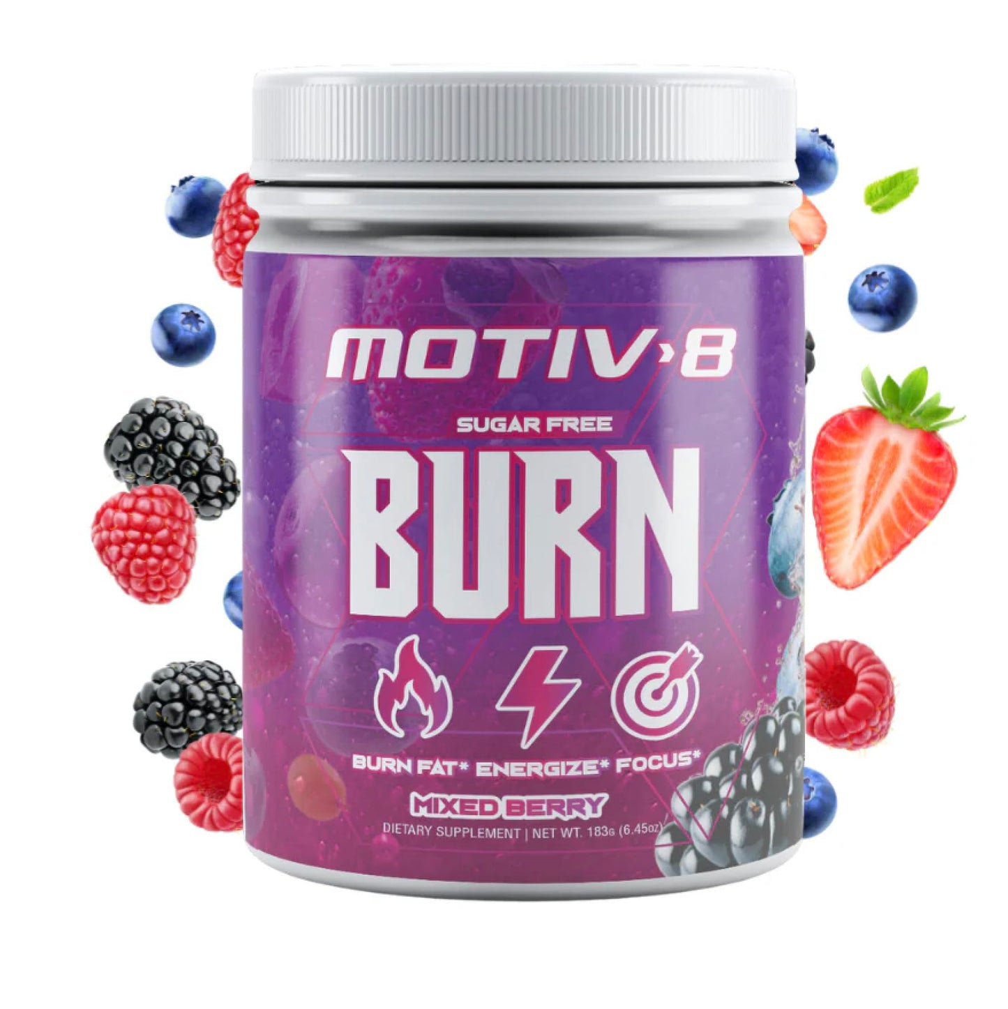 Motiv-8 Pre-Workout Peformance Powder 7.19 Ounce
