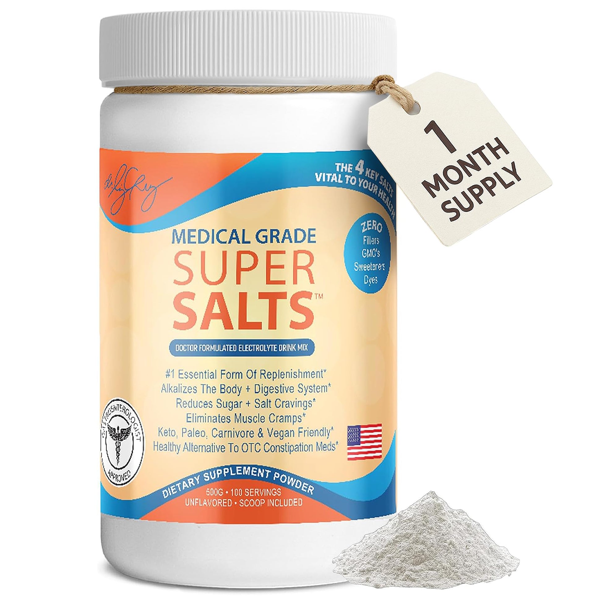 Dr. Liz Cruz Super Salts Electrolytes Hydrating Powder, 17.63 oz