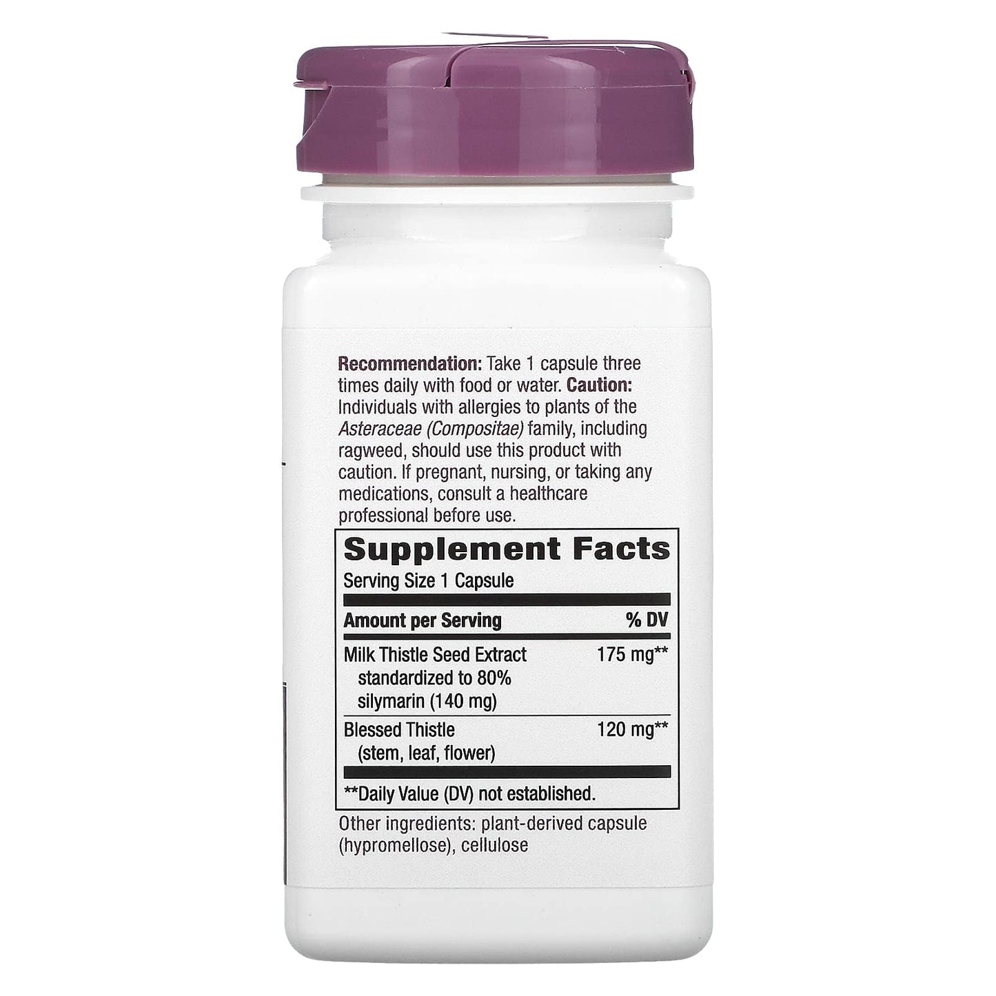 Nature's Way Milk Thistle Standard 175mg Capsule 60 Count