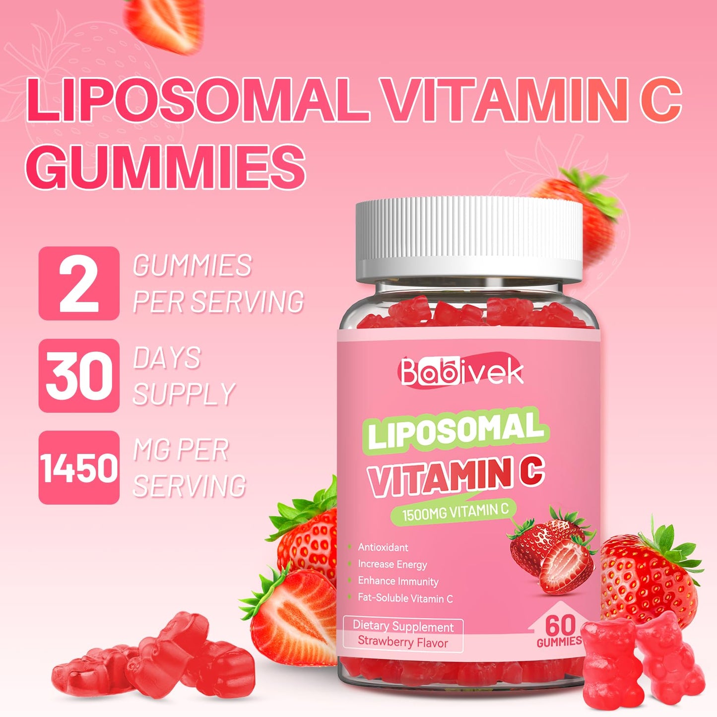 Babivek Liposomal Vitamin C 1000mg Capsule 1