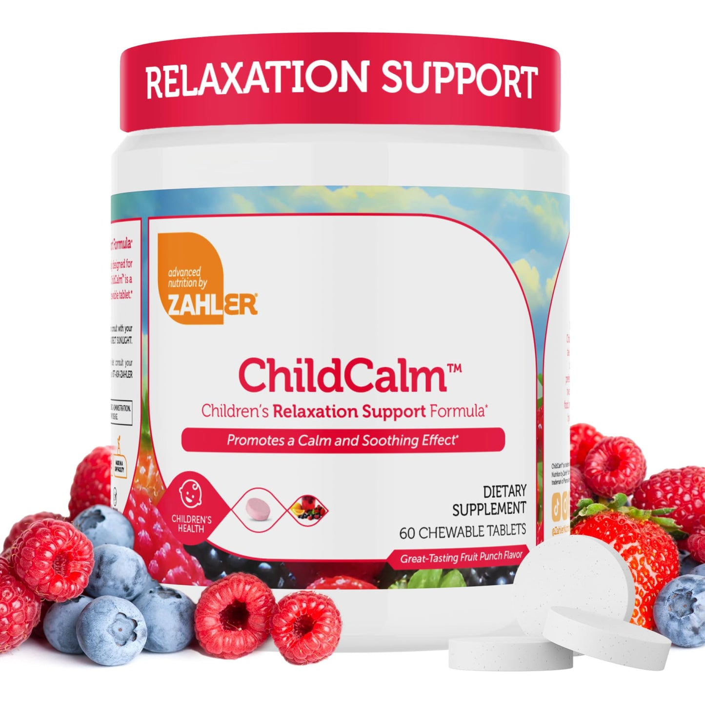 Zahler ChildCalm Magnesium for Kids Tablet, 60 Tablets