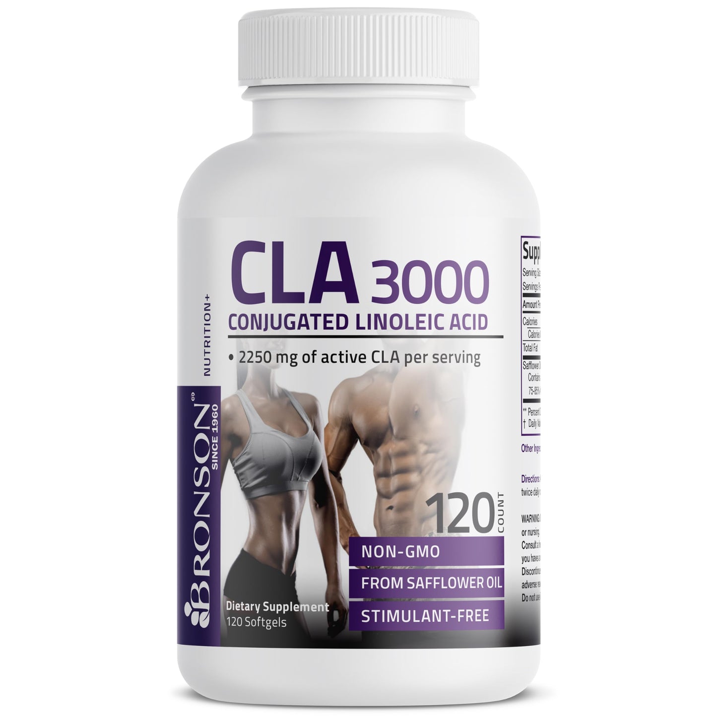 Bronson CLA 3000 Extra High Potency Softgels 120 Count
