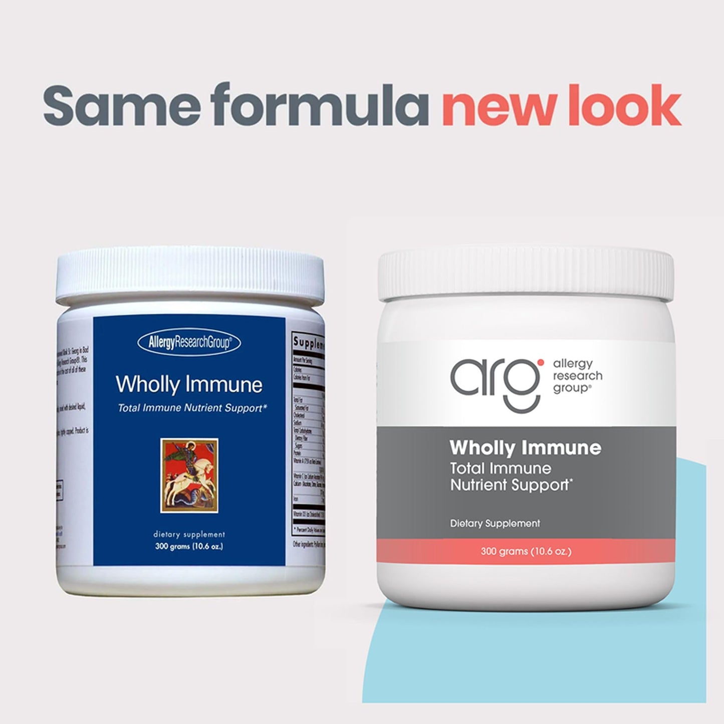 Allergy Research Group Wholly Immune Powder - Total Immune Nutrient Support 10.6 Ounce