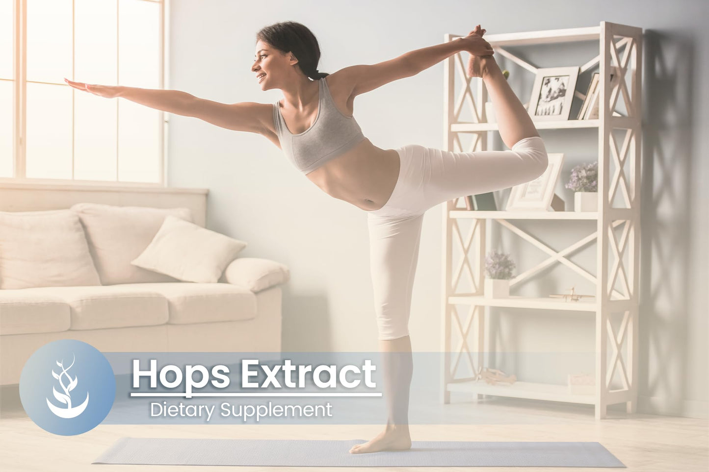 Pure Original Ingredients Hops Extract Capsule, 100 Capsules