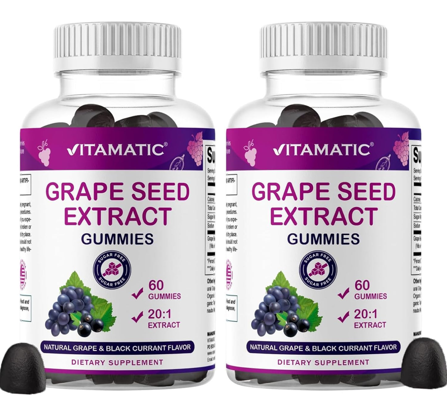 Vitamatic Grape Seed Extract Gummies 120 Gummies