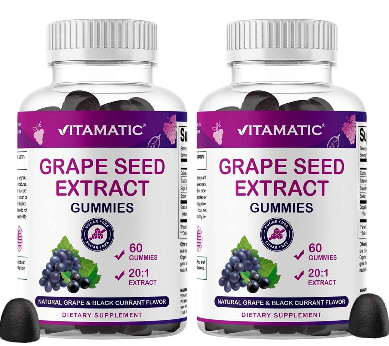 Vitamatic Grape Seed Extract Gummies 120 Gummies