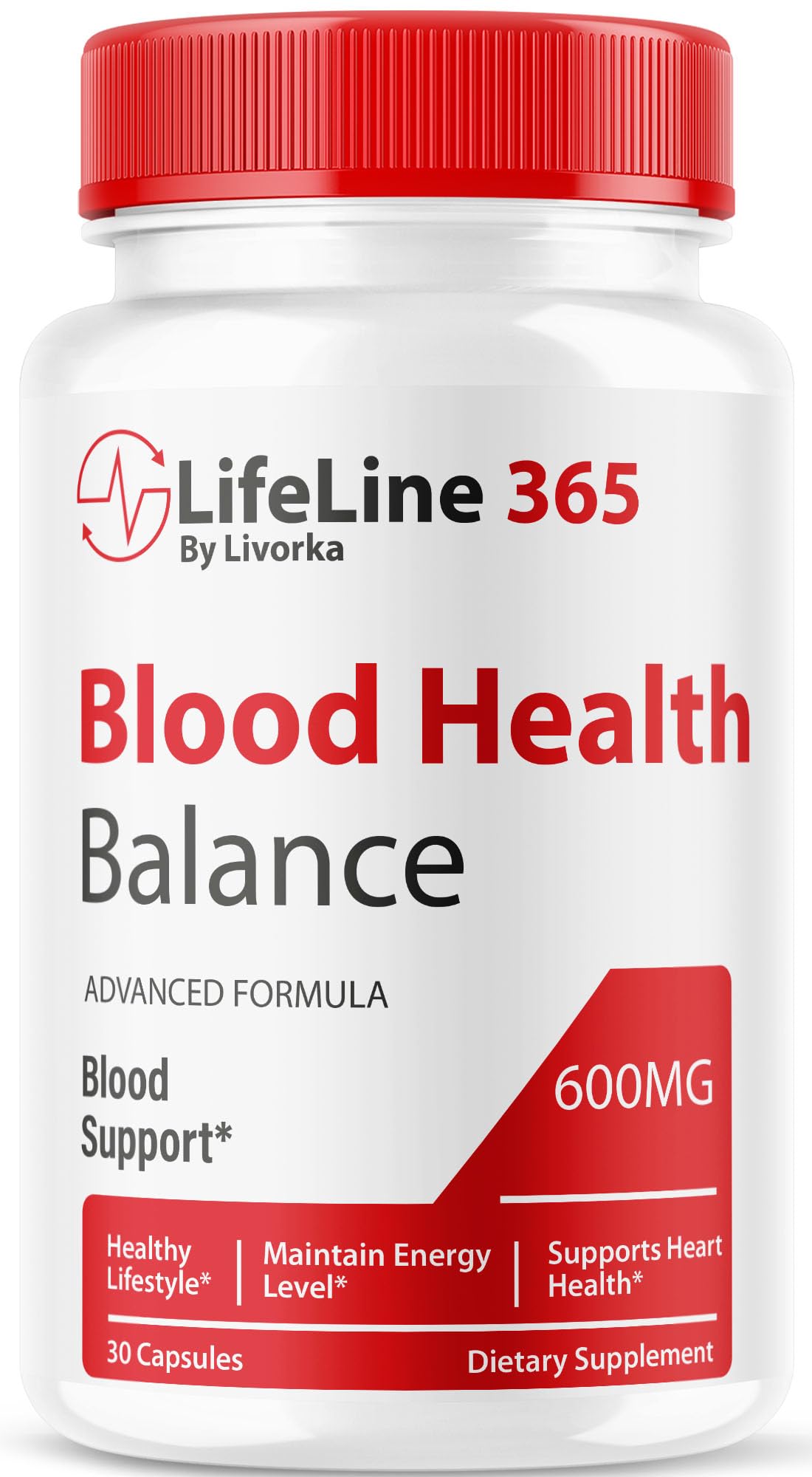 LIVORKA Lifeline 365 Blood Support Capsules, 30 Capsules