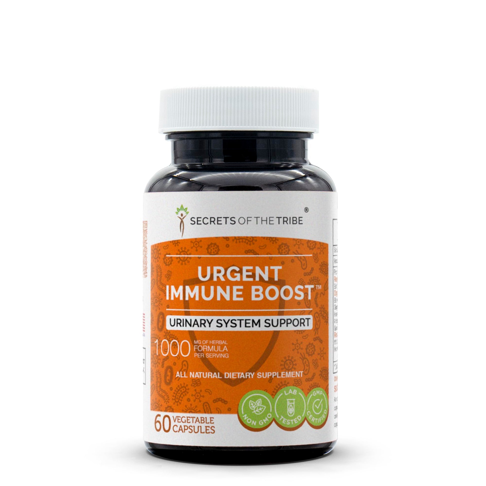 Secrets of the Tribe Urgent Immune Boost Immune Boost Formula Herbal Supplement Blend 60 Capsules