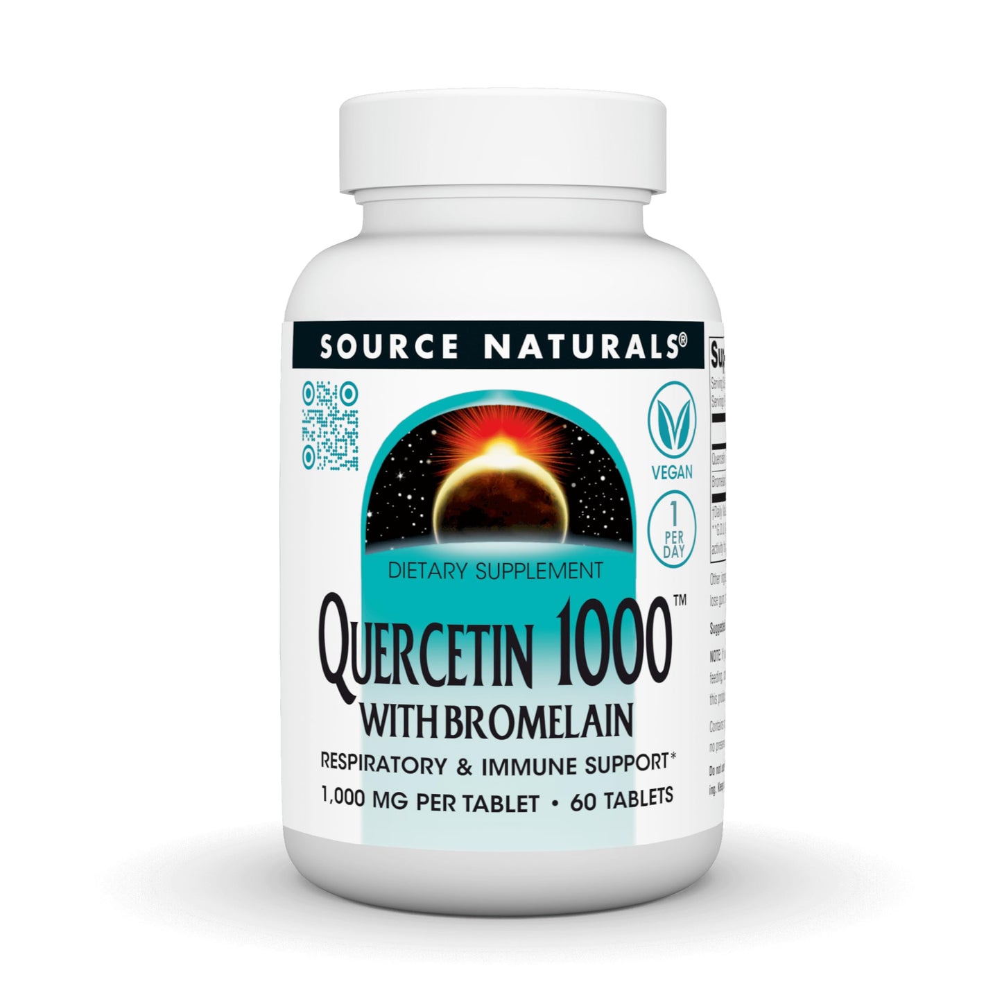 Source Naturals Quercetin 1000 with Bromelain, 60 Tablets