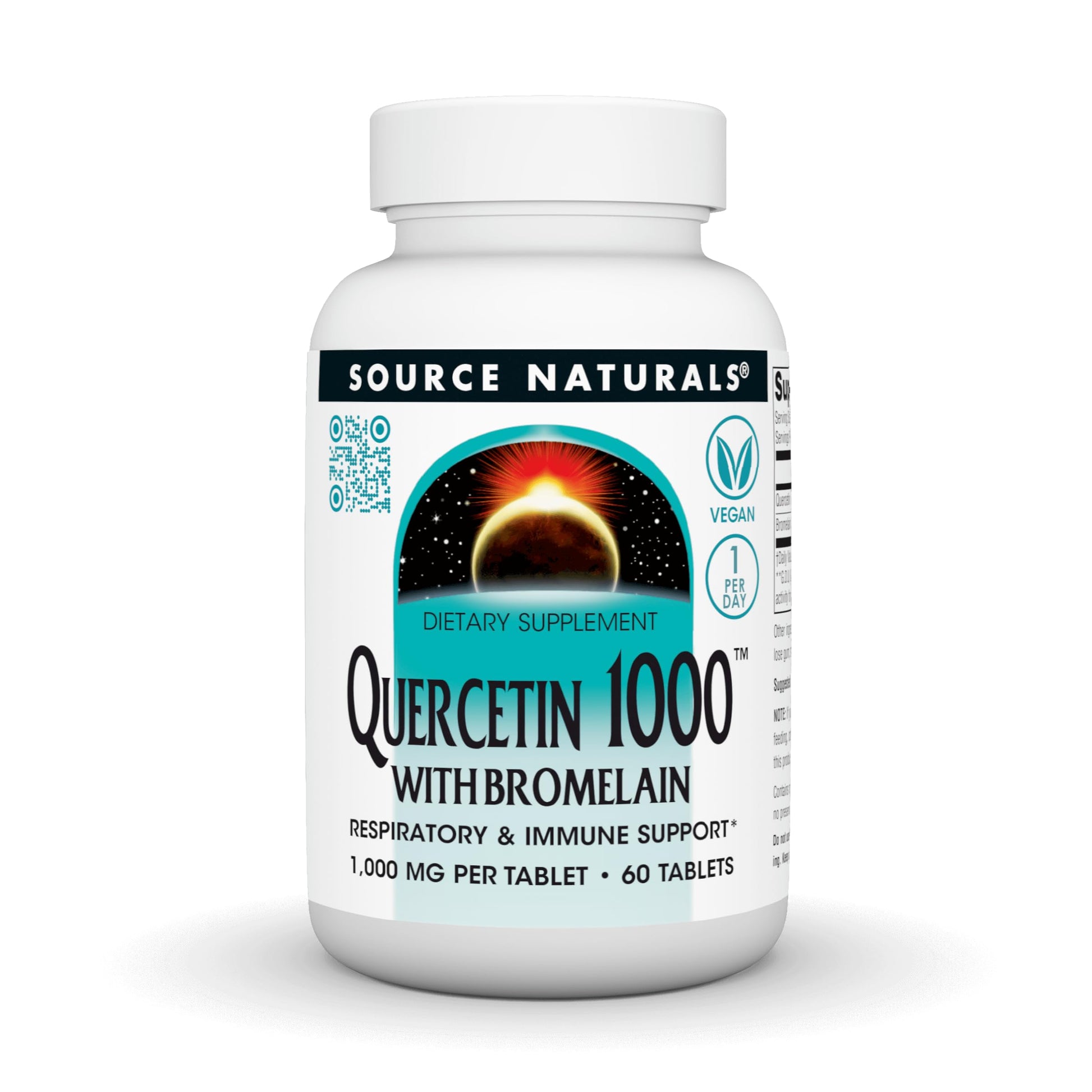Source Naturals Quercetin 1000 with Bromelain, 60 Tablets