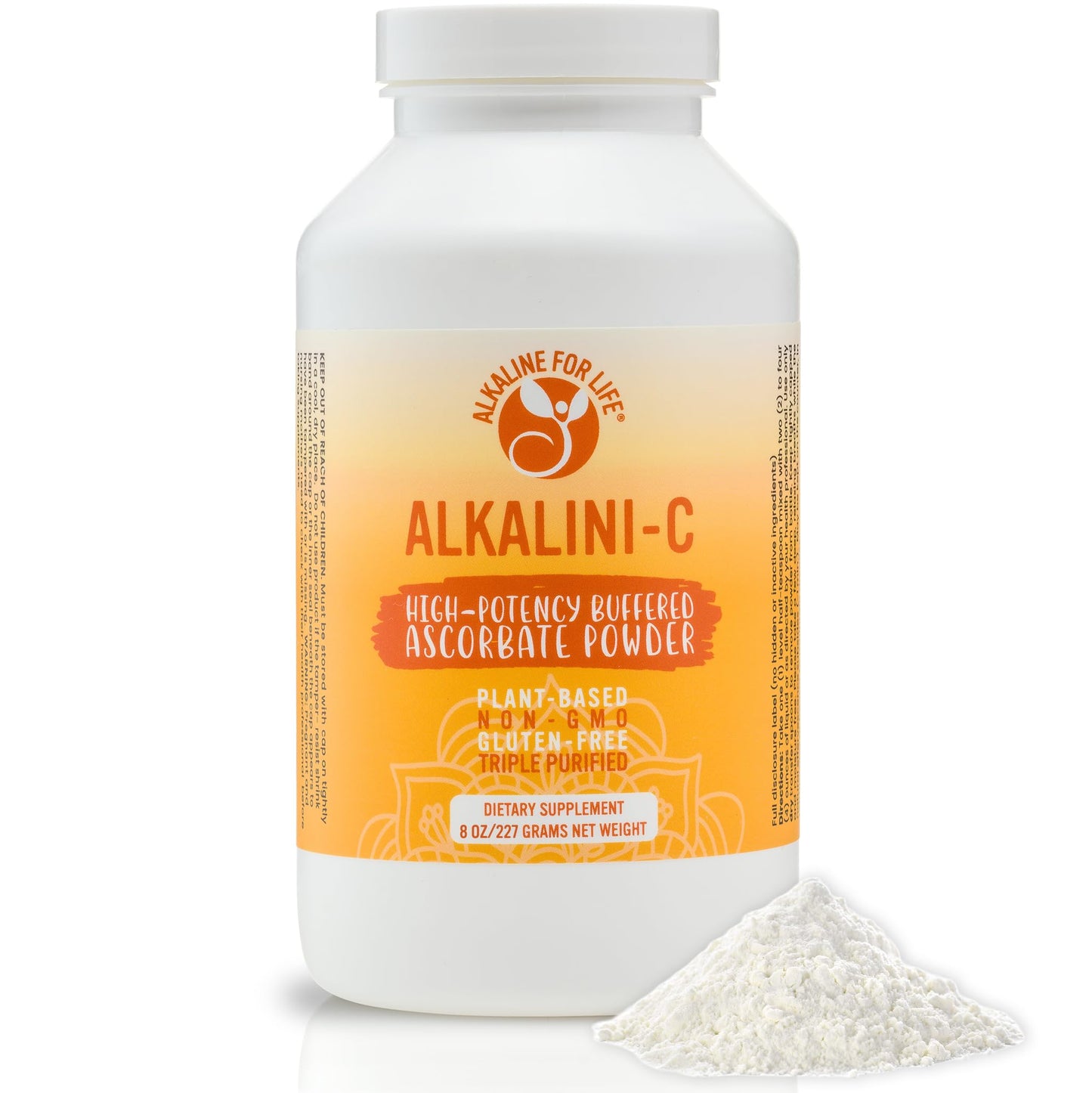 Alkaline for Life Buffered Vitamin C Powder 8 oz