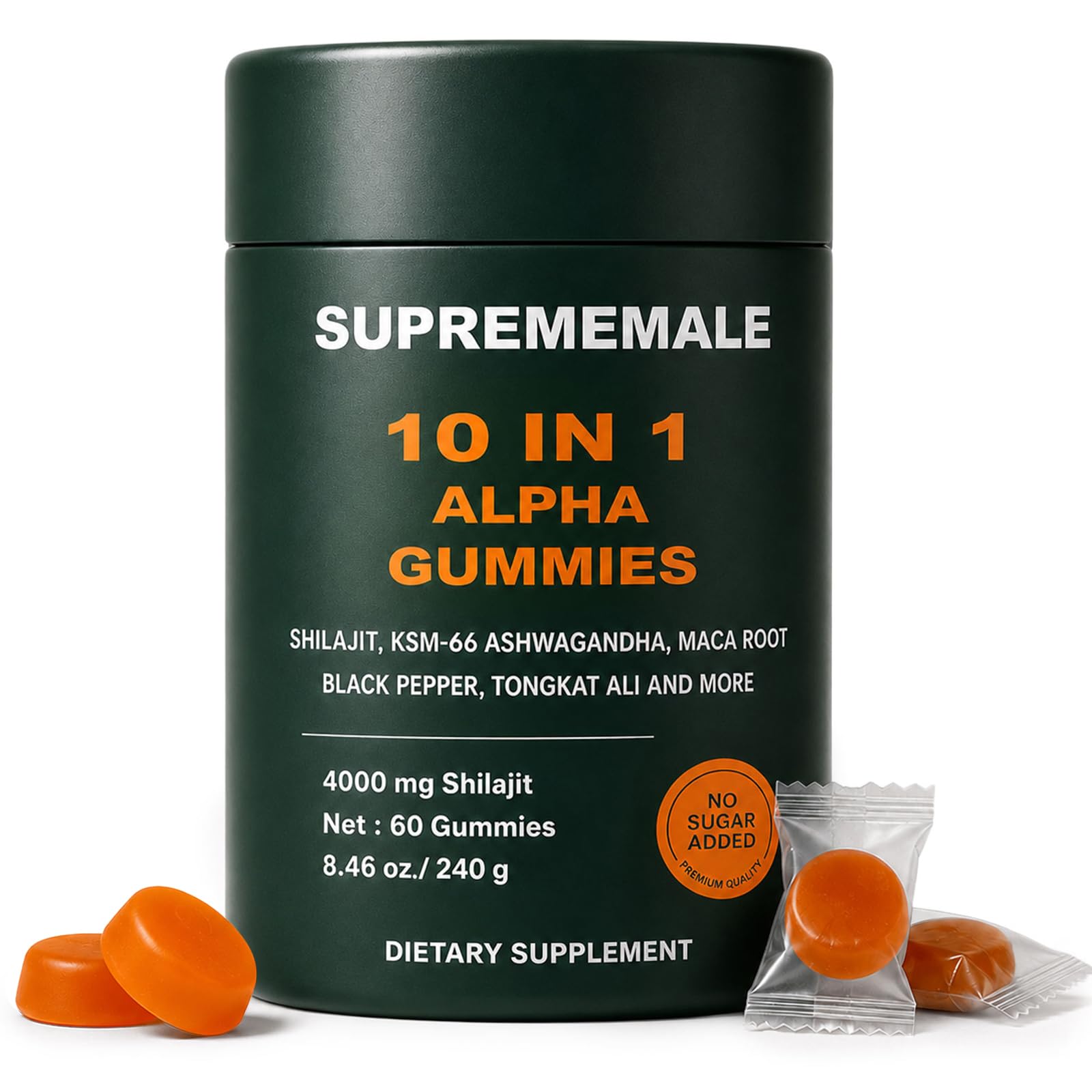 TOGOLIUN Supreme Male Alpha Gummies, 60 Gummies