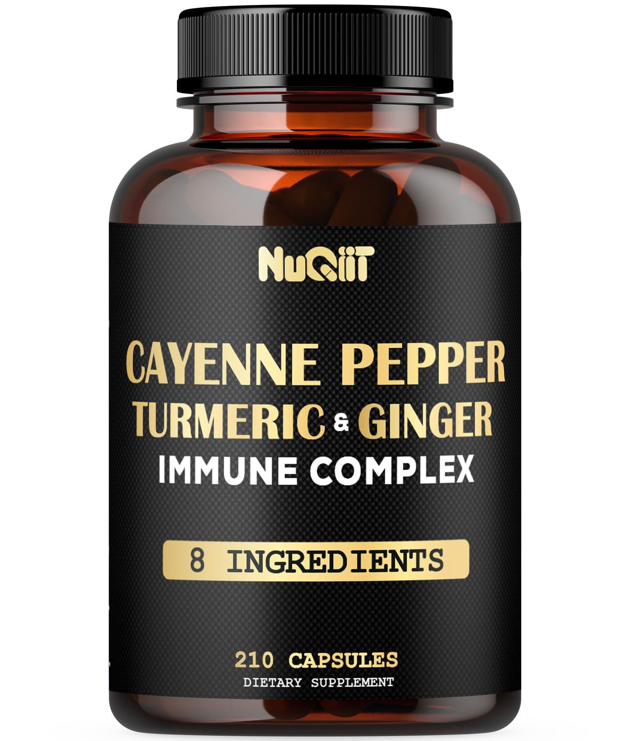 NUQIIT Cayenne Pepper Capsules 210 Count