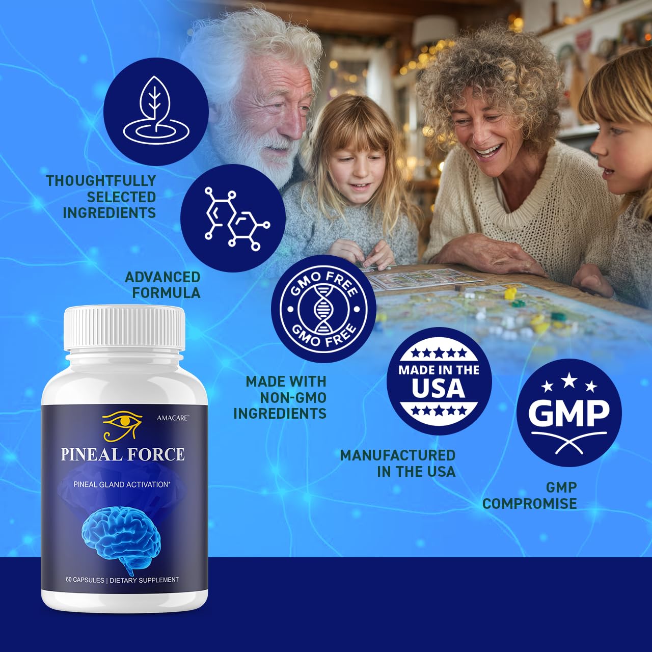 AMACARE Pineal Force Capsules 60 Count