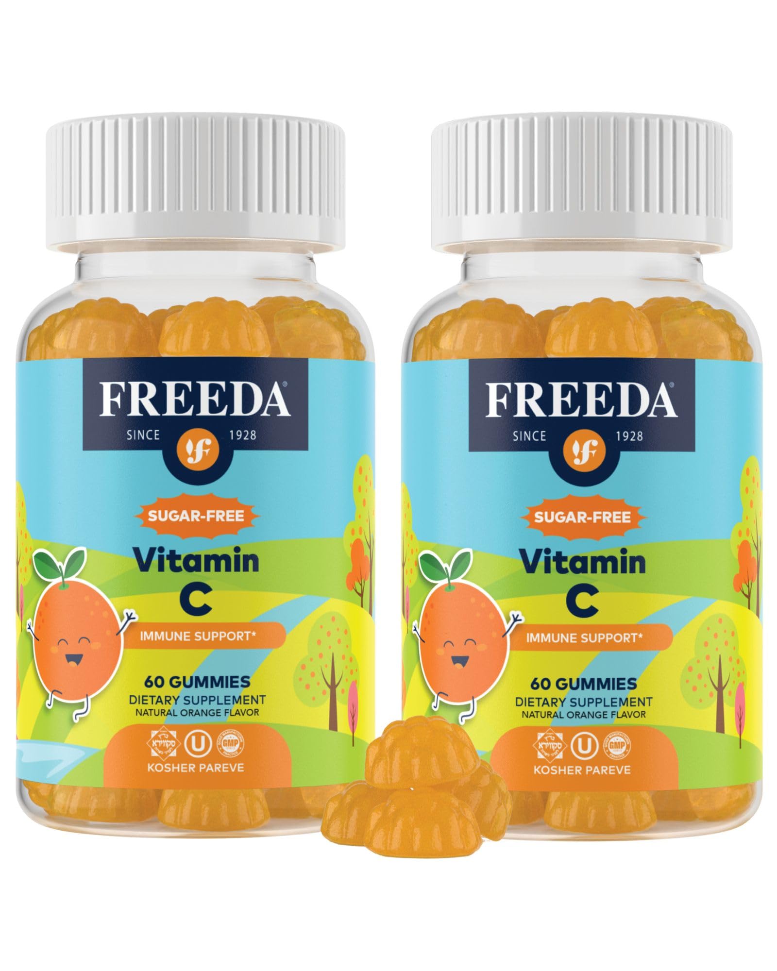 FREEDA Vitamin C Gummies 120 Count
