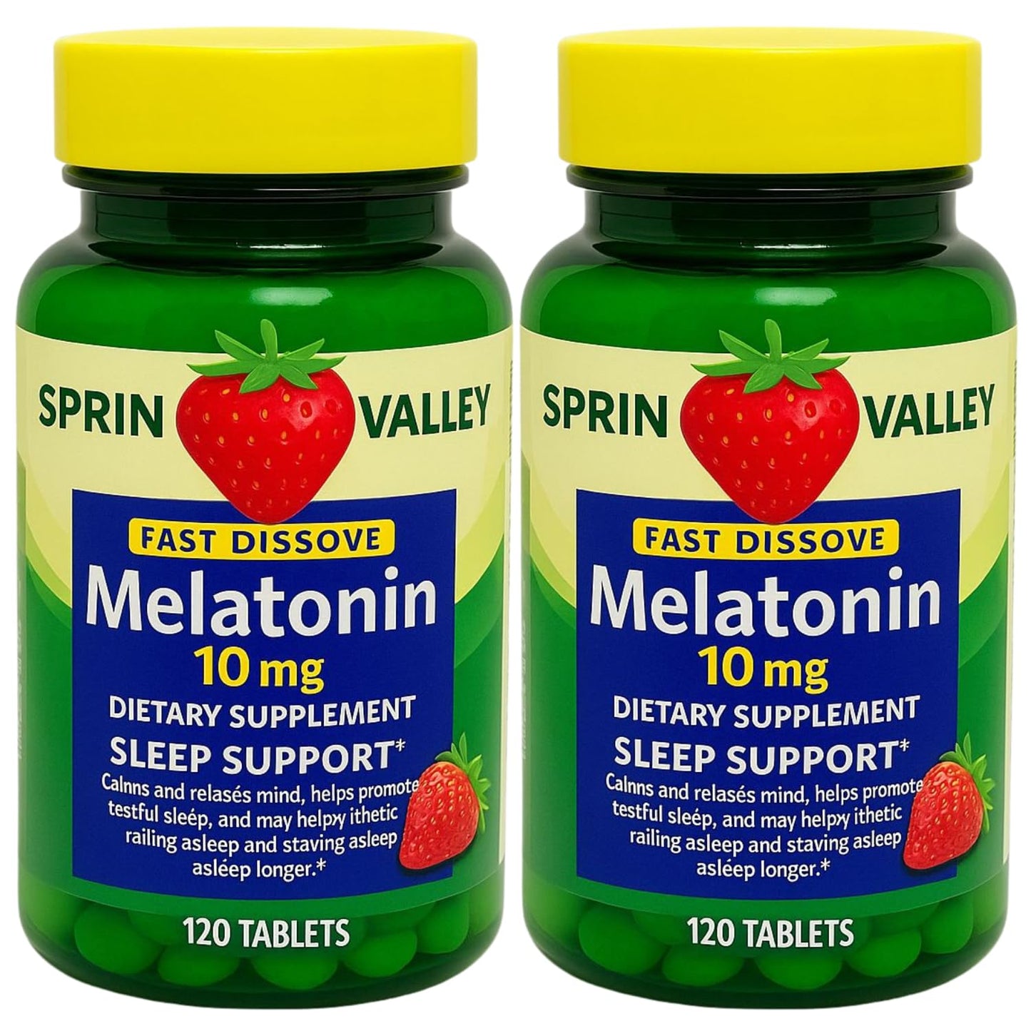 Generic Melatonin Fast Dissolve Tablet, 120 Tablets