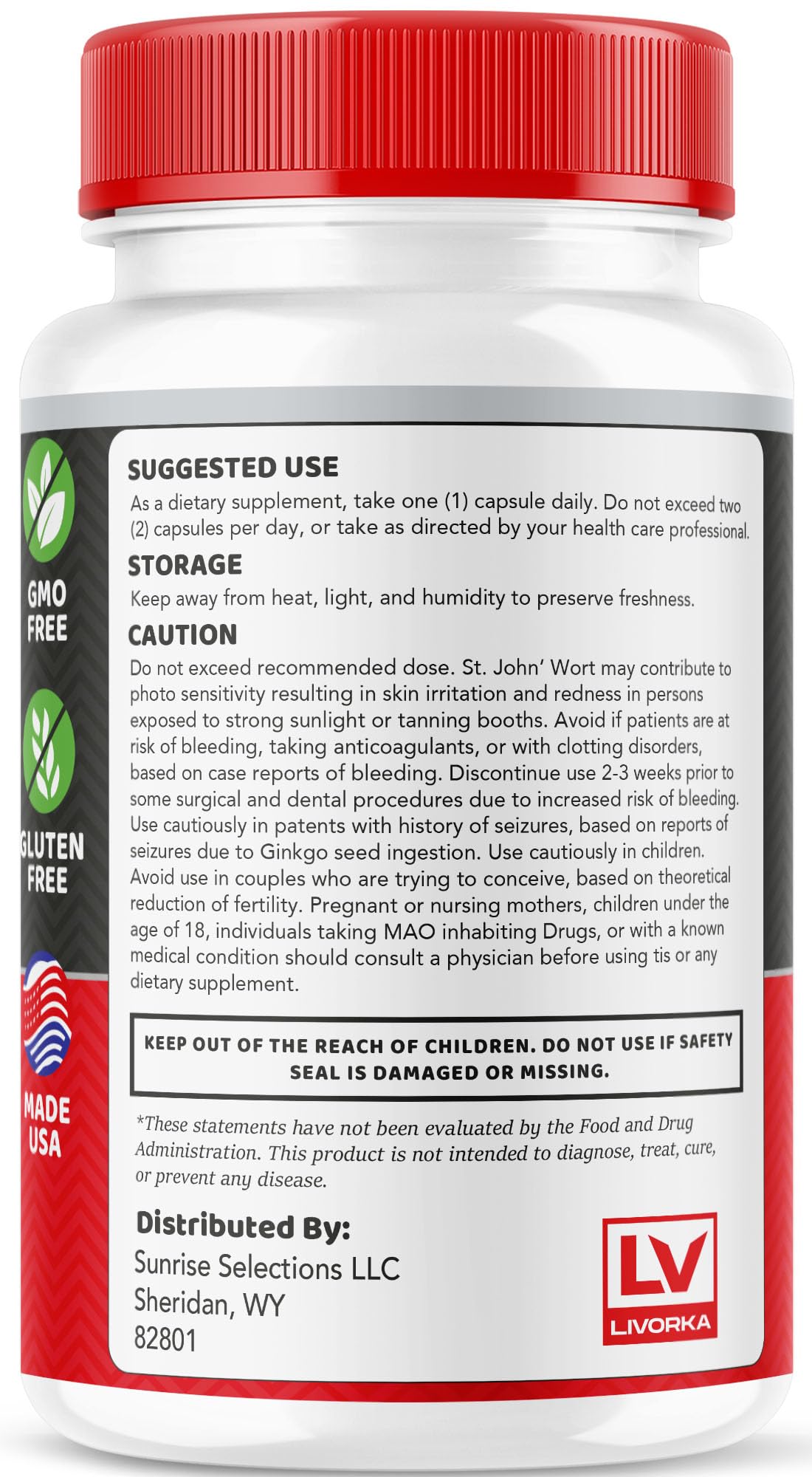 LIVORKA Vitralabs Blood Support 60 Capsules