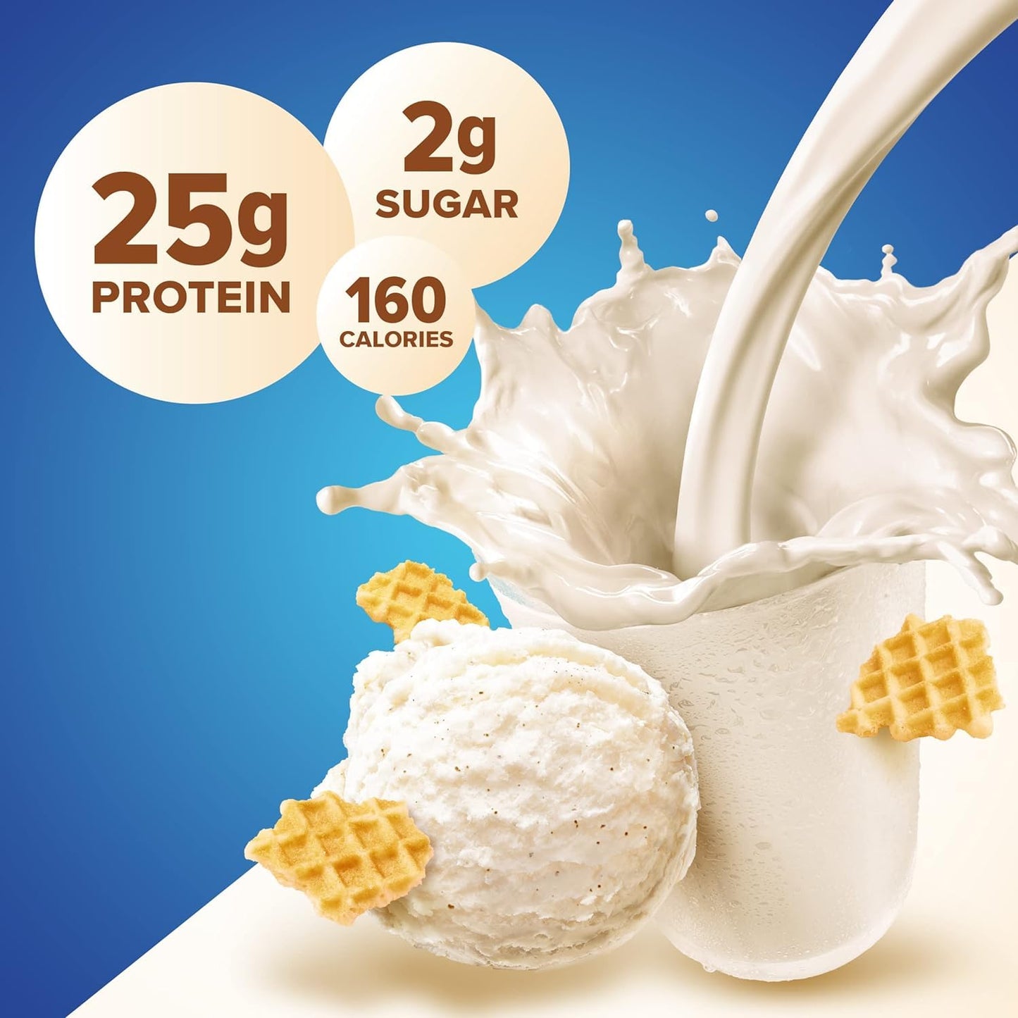Pure Protein Powder Natural Whey High Protein Vanilla, 25.6 oz
