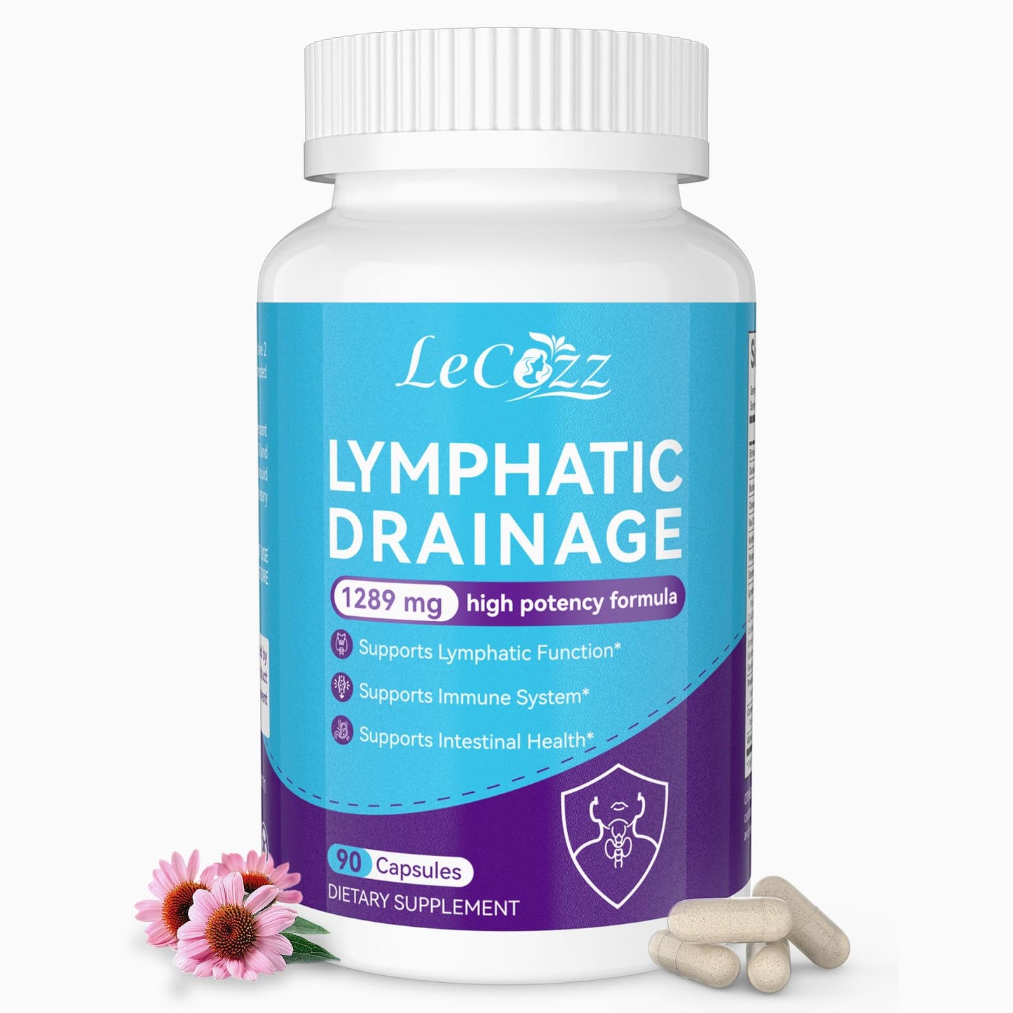 LeCozz Lymphatic Drainage Capsule 90 Count
