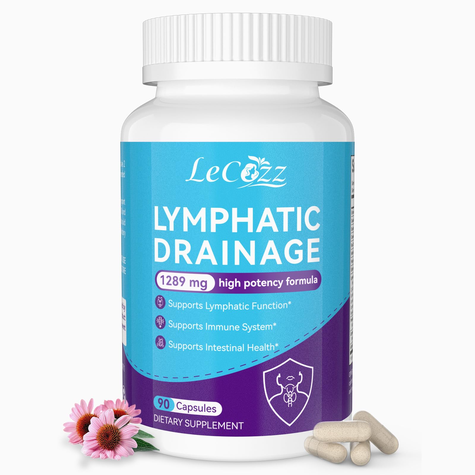 LeCozz Lymphatic Drainage Capsule 90 Count