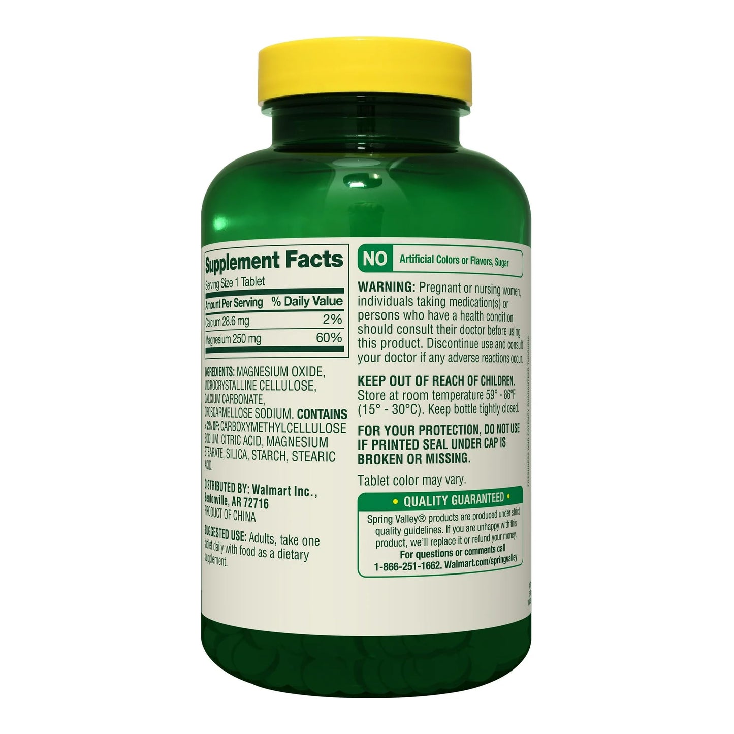 SUREFECT Magnesium Oxide 250mg Tablets, 250 Count