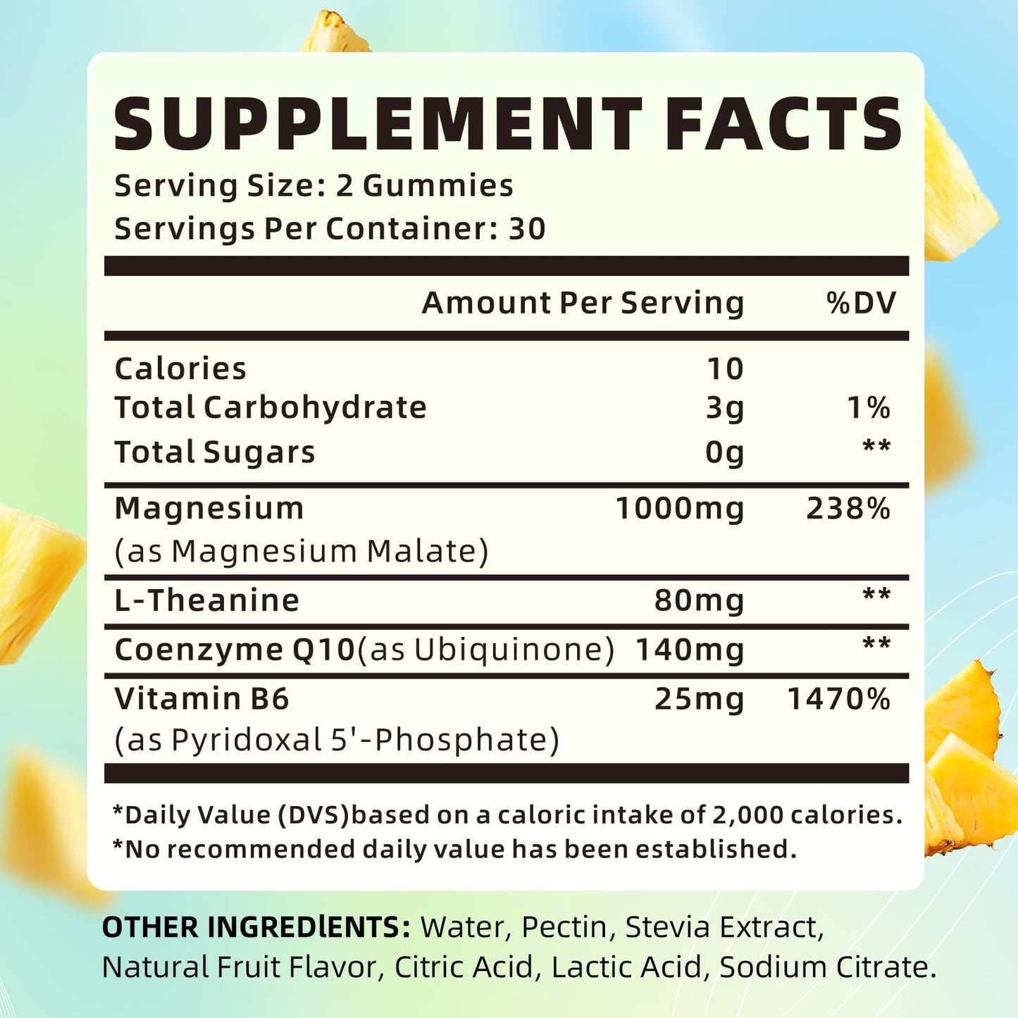XIAAN Magnesium Malate Gummies 120 Count
