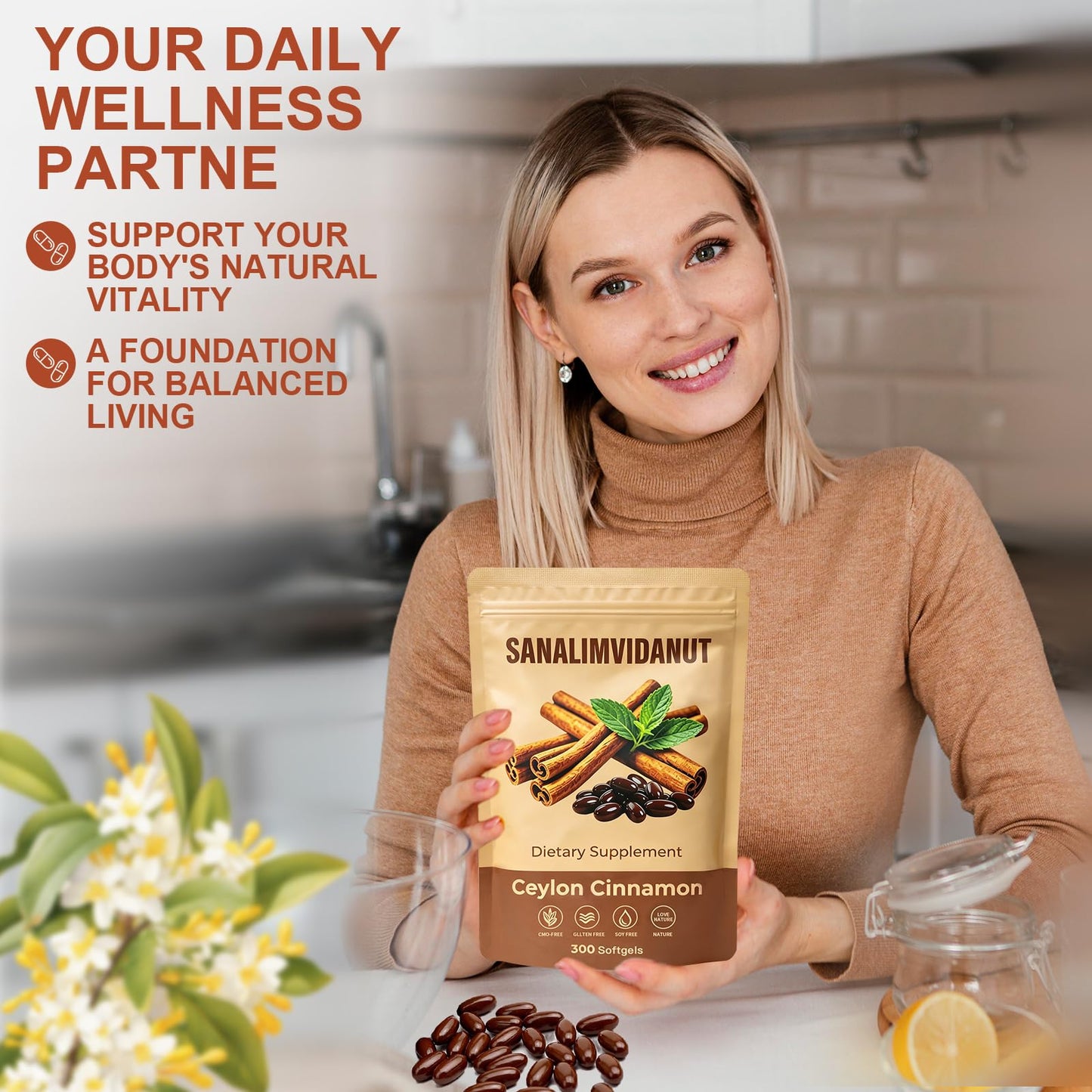 ZEYARUIBO Ceylon Cinnamon Capsule 300