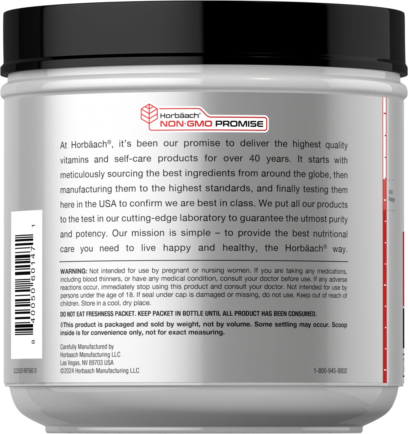 Horbäach Joint Support Supplement Powder 16 oz