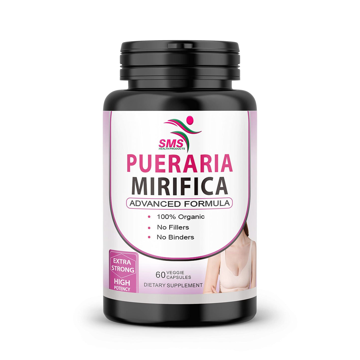 SMSHEALTHPRODUCTS.com Pueraria Mirifica (Kwao Krua Kao) Supplement Capsules, 60 Count