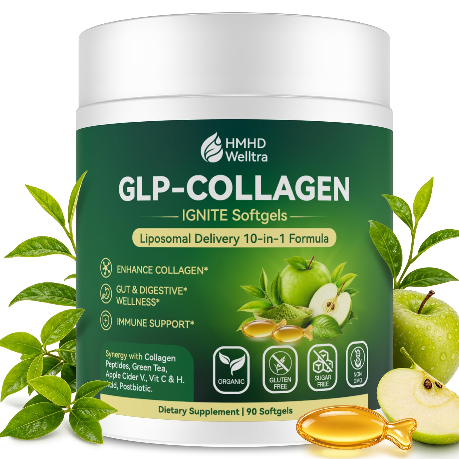 HMHDWelltra Collagen Softgels 90 Count