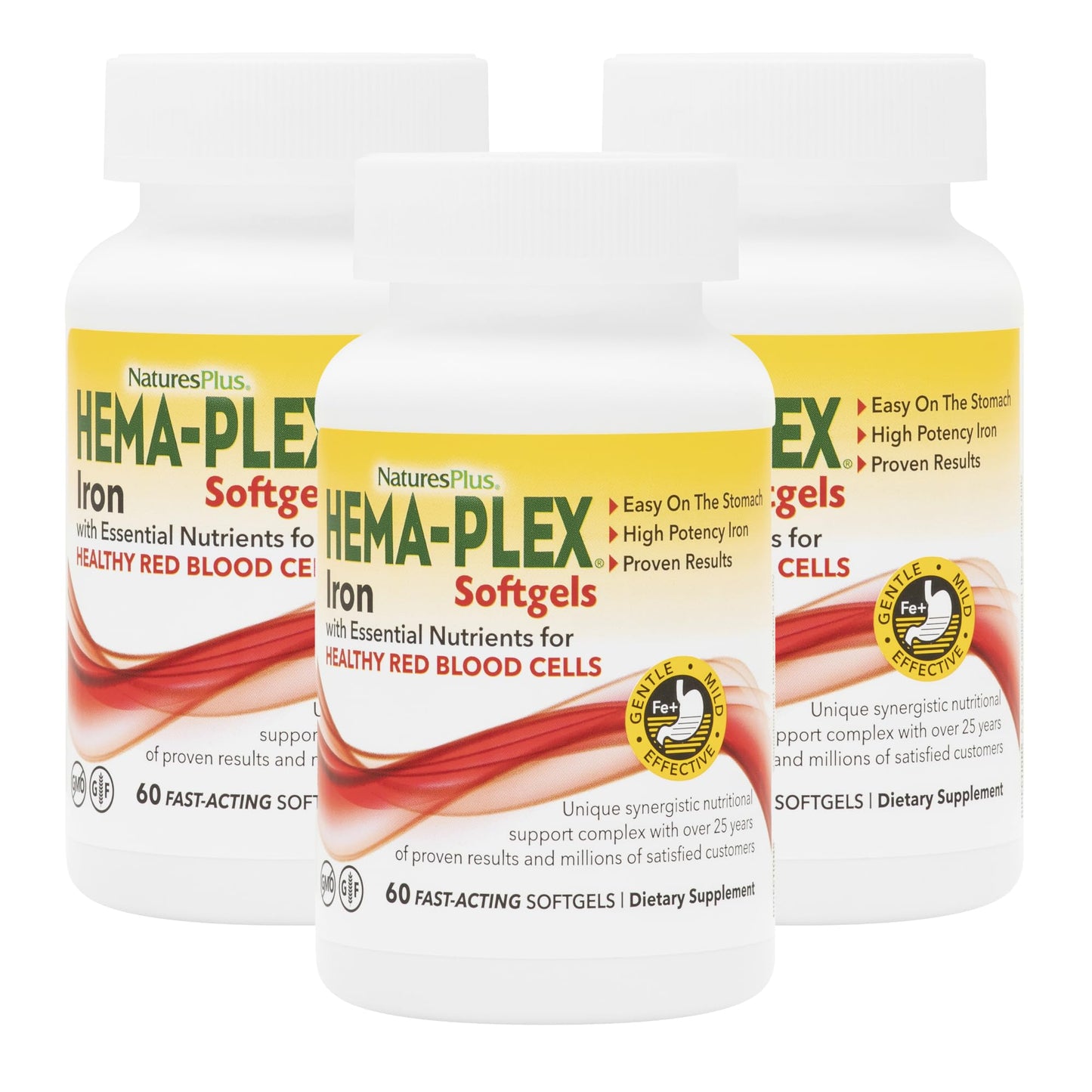 Nature's Plus Hema-Plex Iron Softgels 180