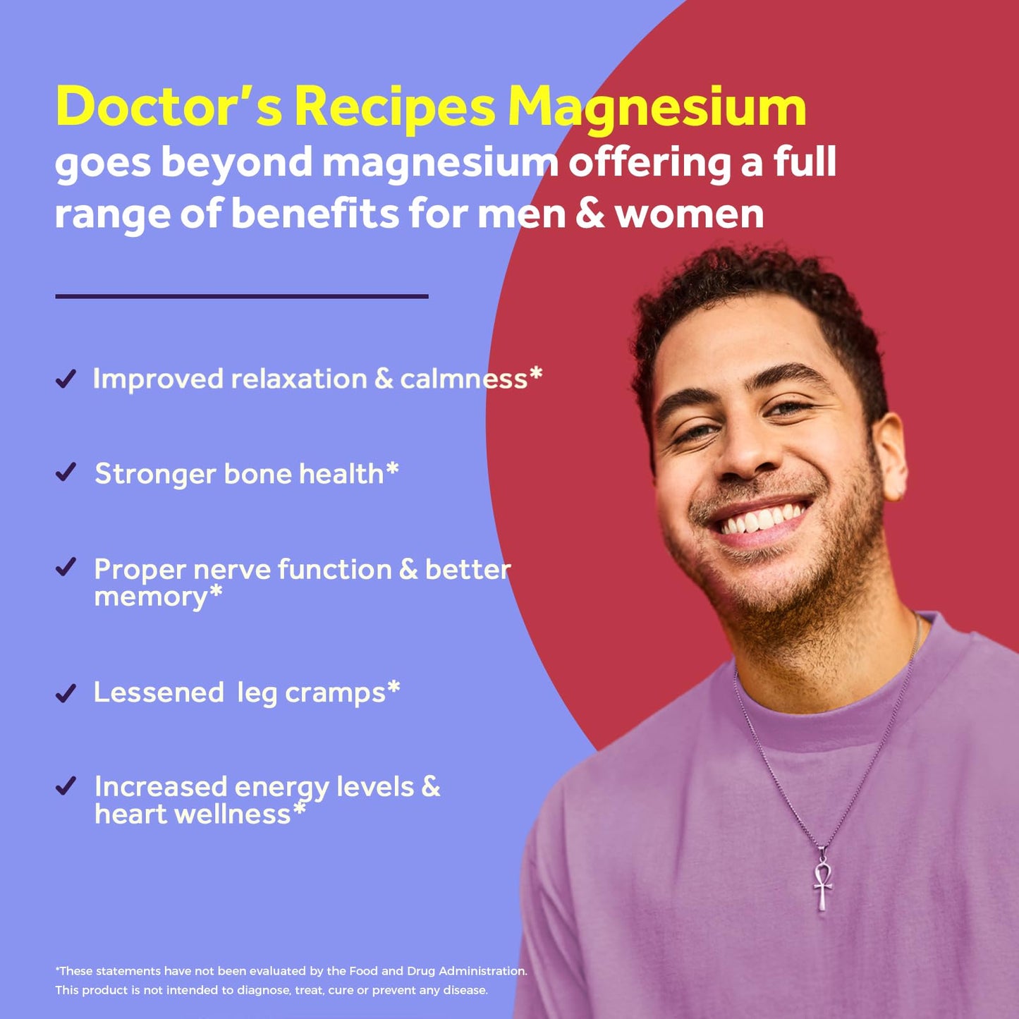 Doctor's Recipes Magnesium Glycinate Supplement Capsule, 90 Count