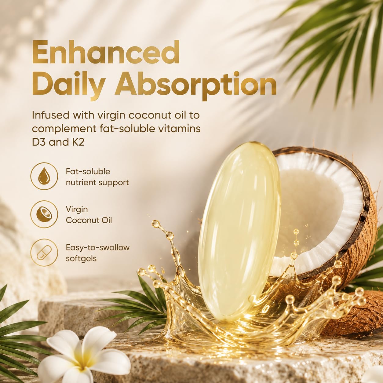 LUNESSA Vitamin D3K2 Capsule 300