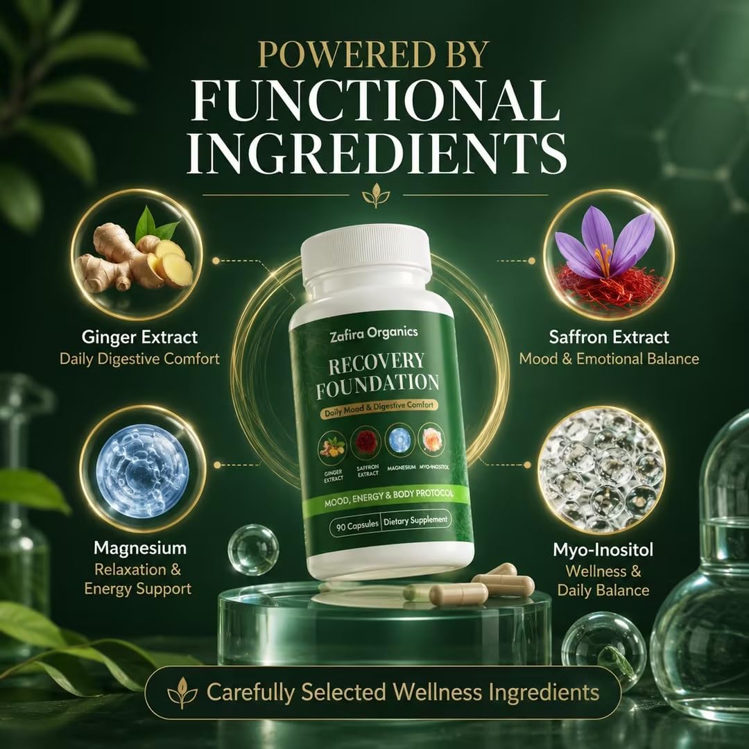 Zafira Organics Recovery Foundation 90 Capsules