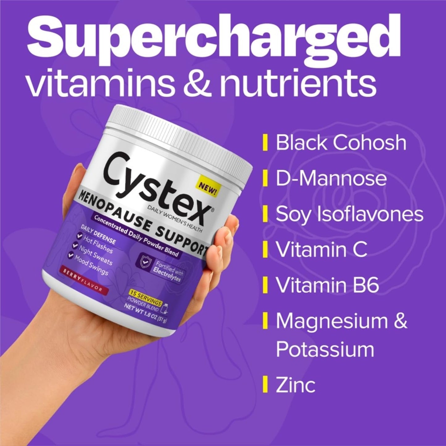 Cystex Menopause Support Powder 12 Servings