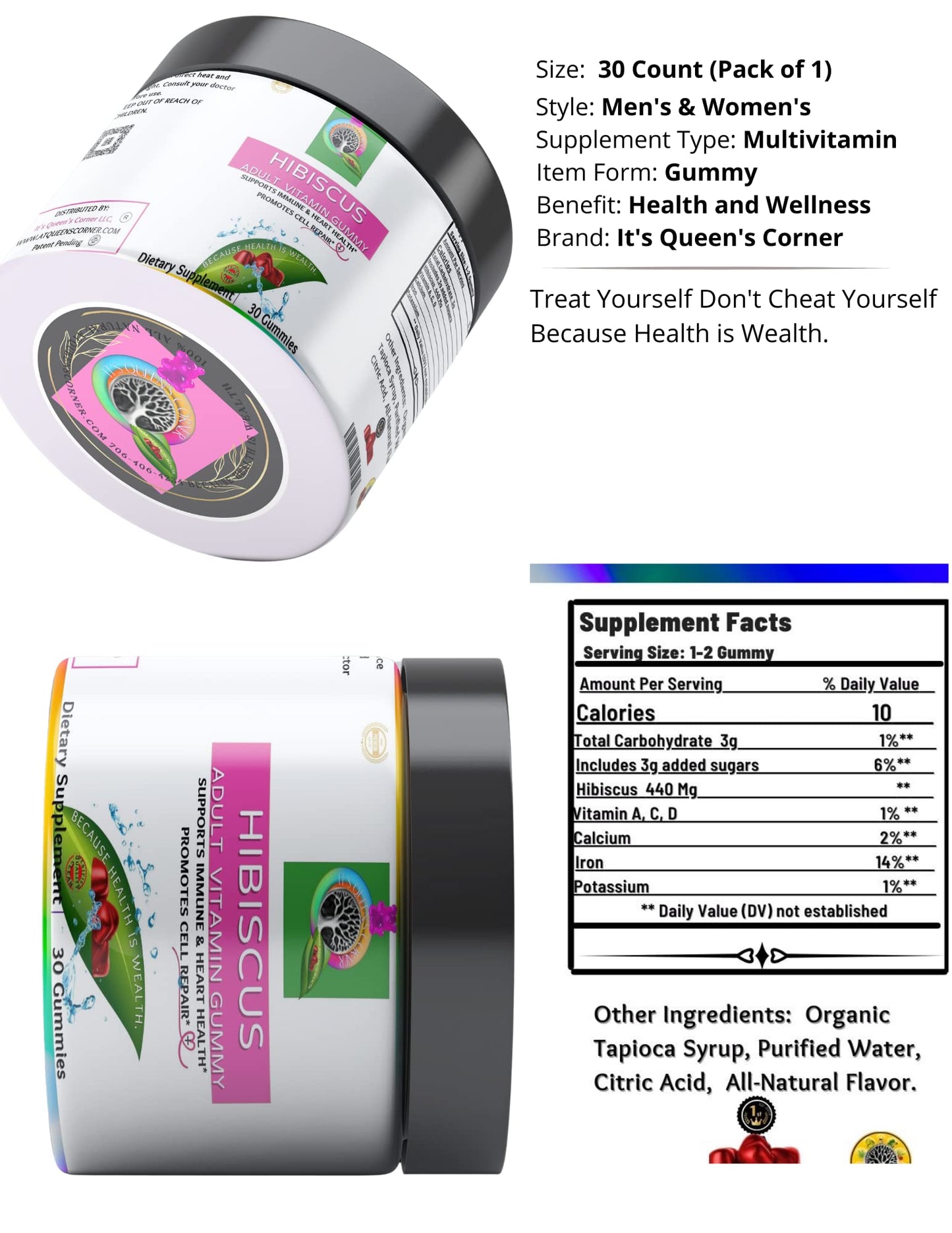Generic Hibiscus - Adult Supplement Gummy 30 Gummies